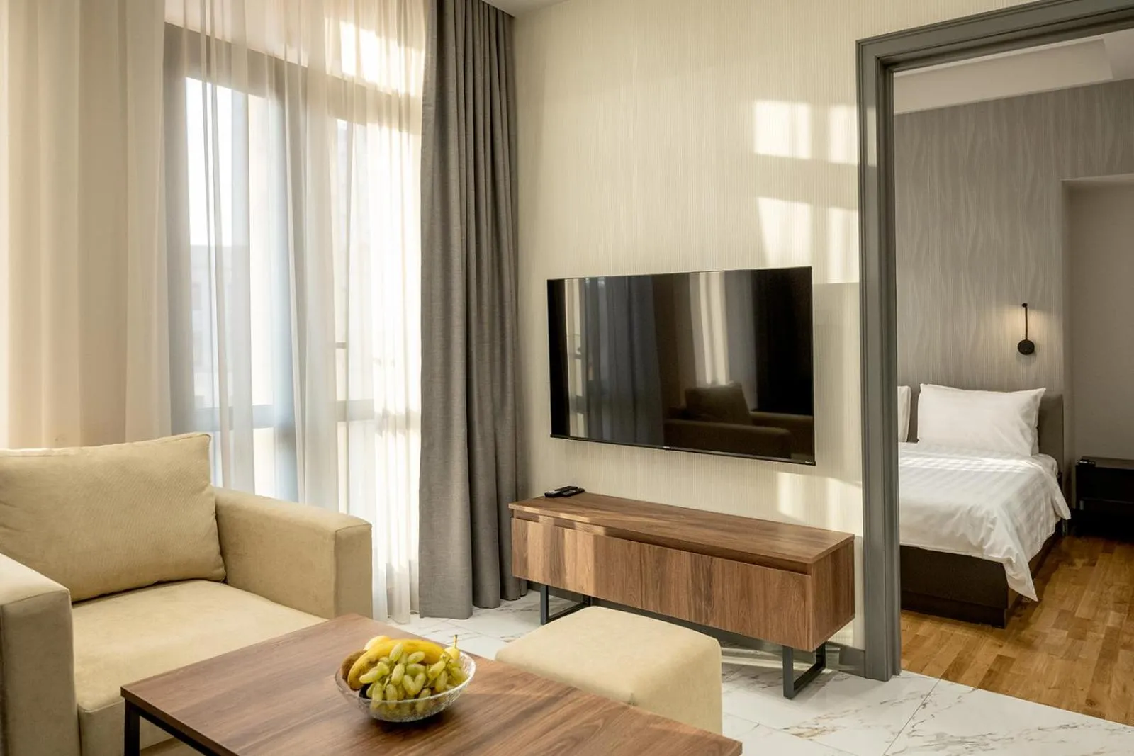 Living room, Bed in Hilltop North Avenue by Stellar Hotels, Yerevan