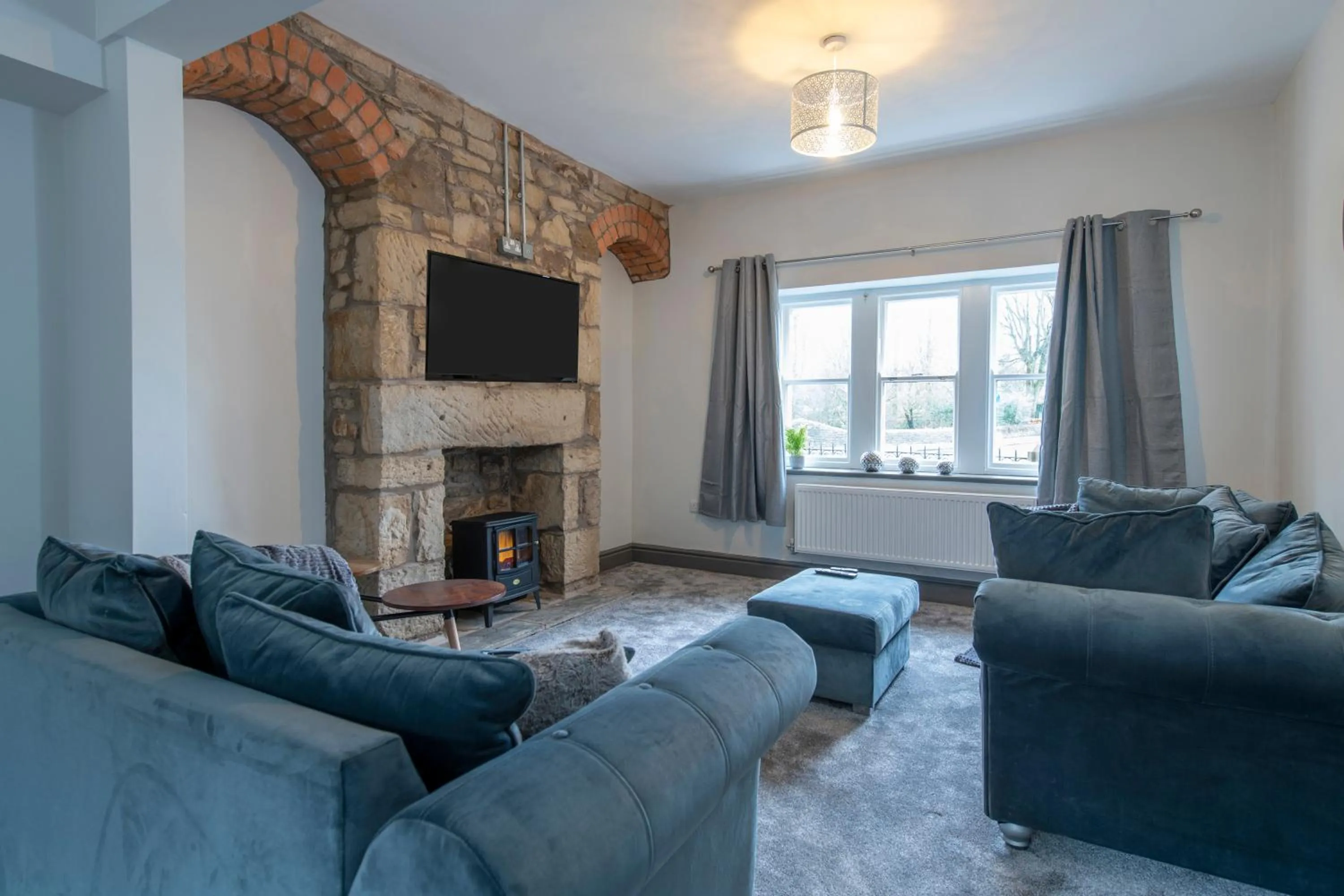 Living room in North Lodge