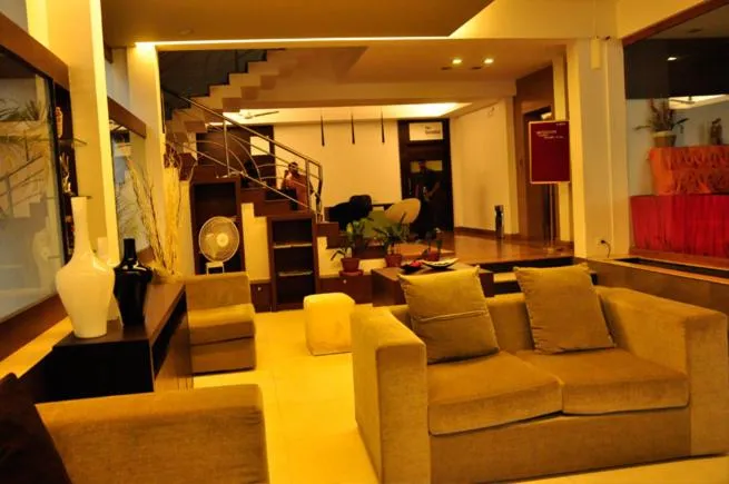 Lobby or reception in Sayoojyam Residency