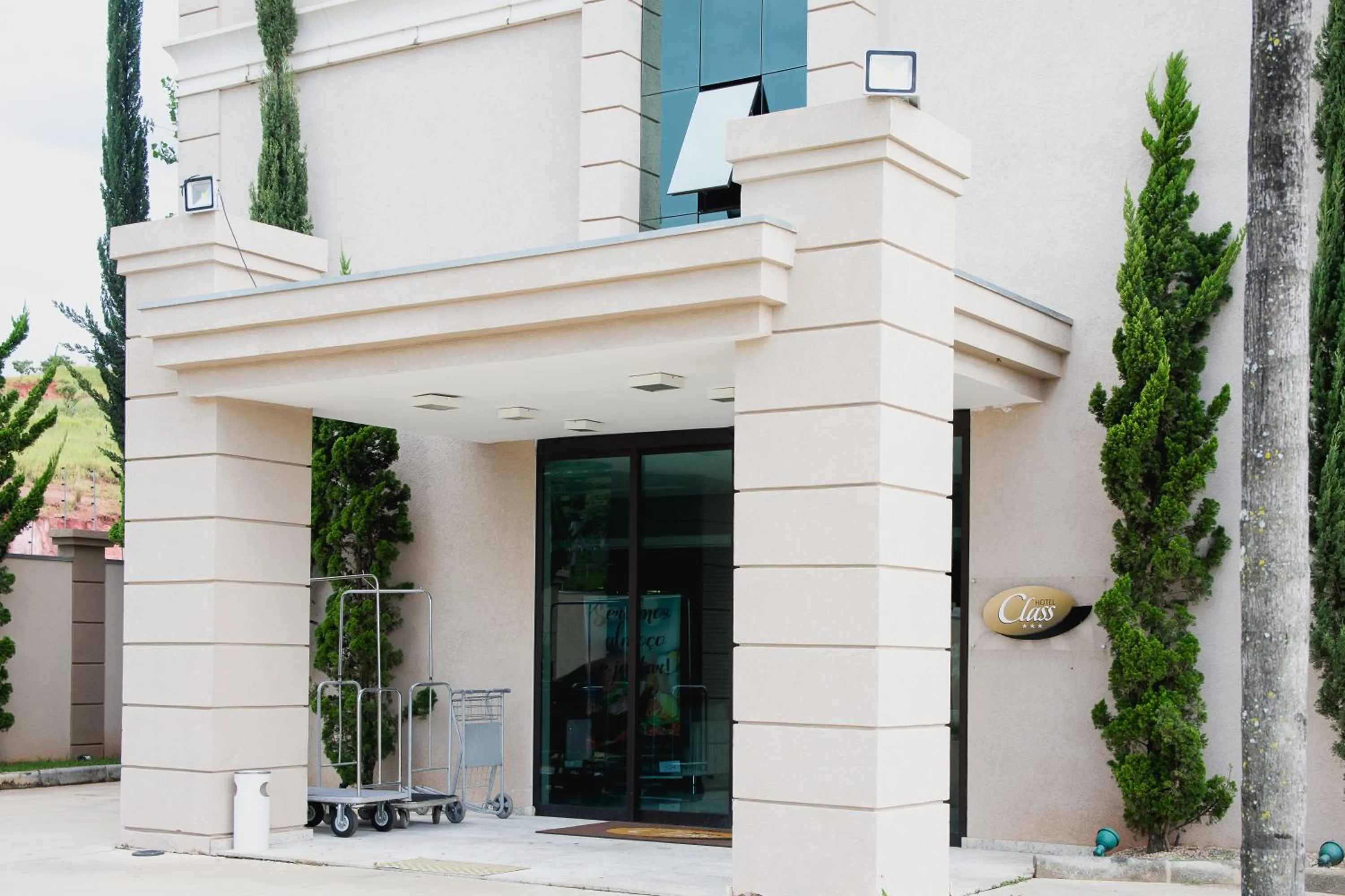 Facade/entrance in Class Hotel Pouso Alegre