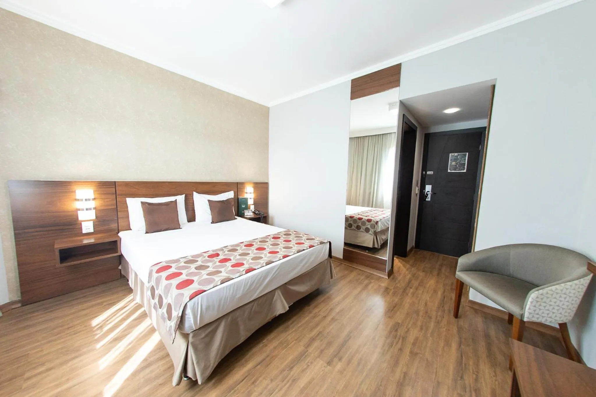 Bedroom, Bed in Class Hotel Pouso Alegre