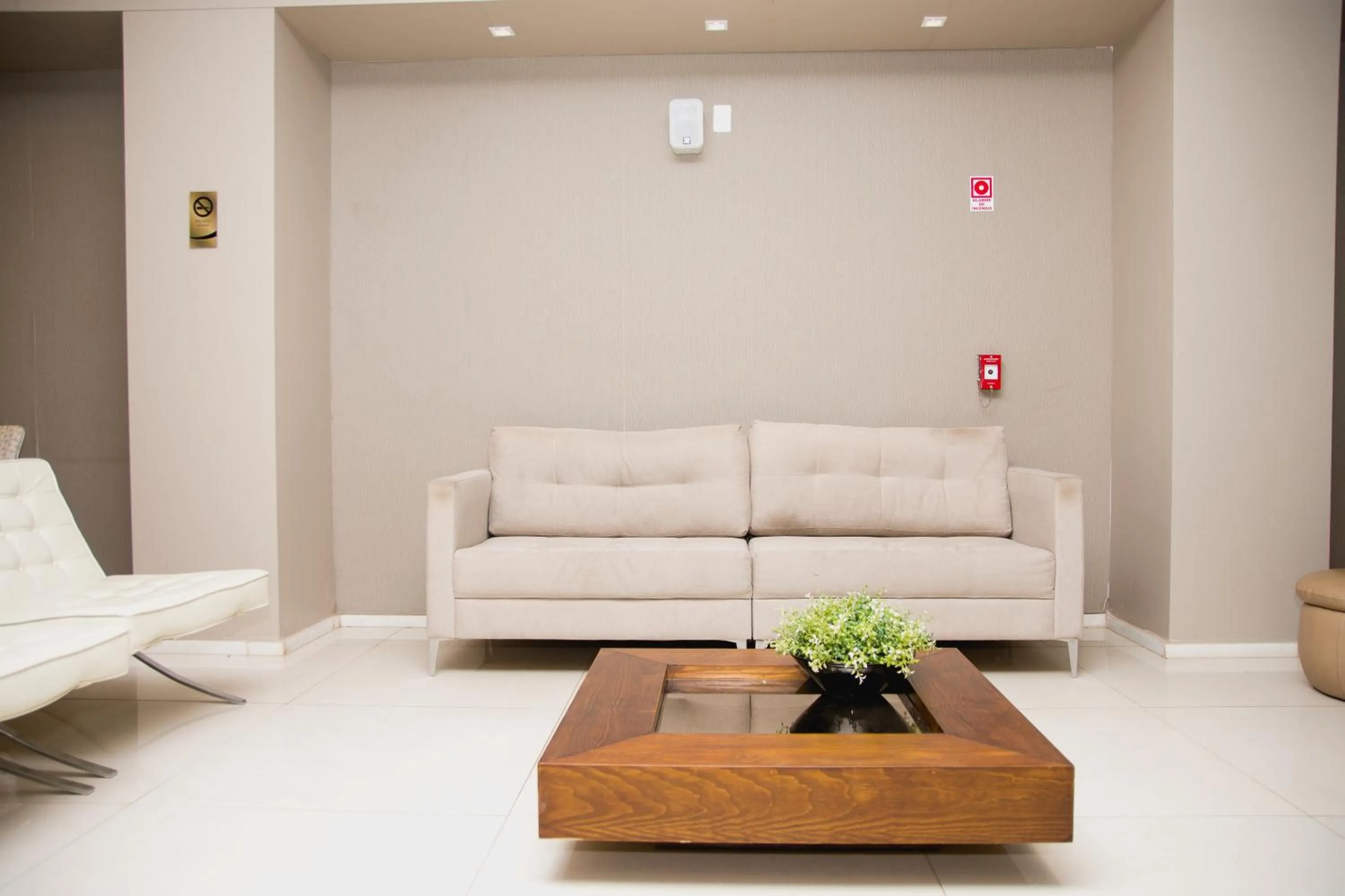 Lobby or reception in Class Hotel Pouso Alegre