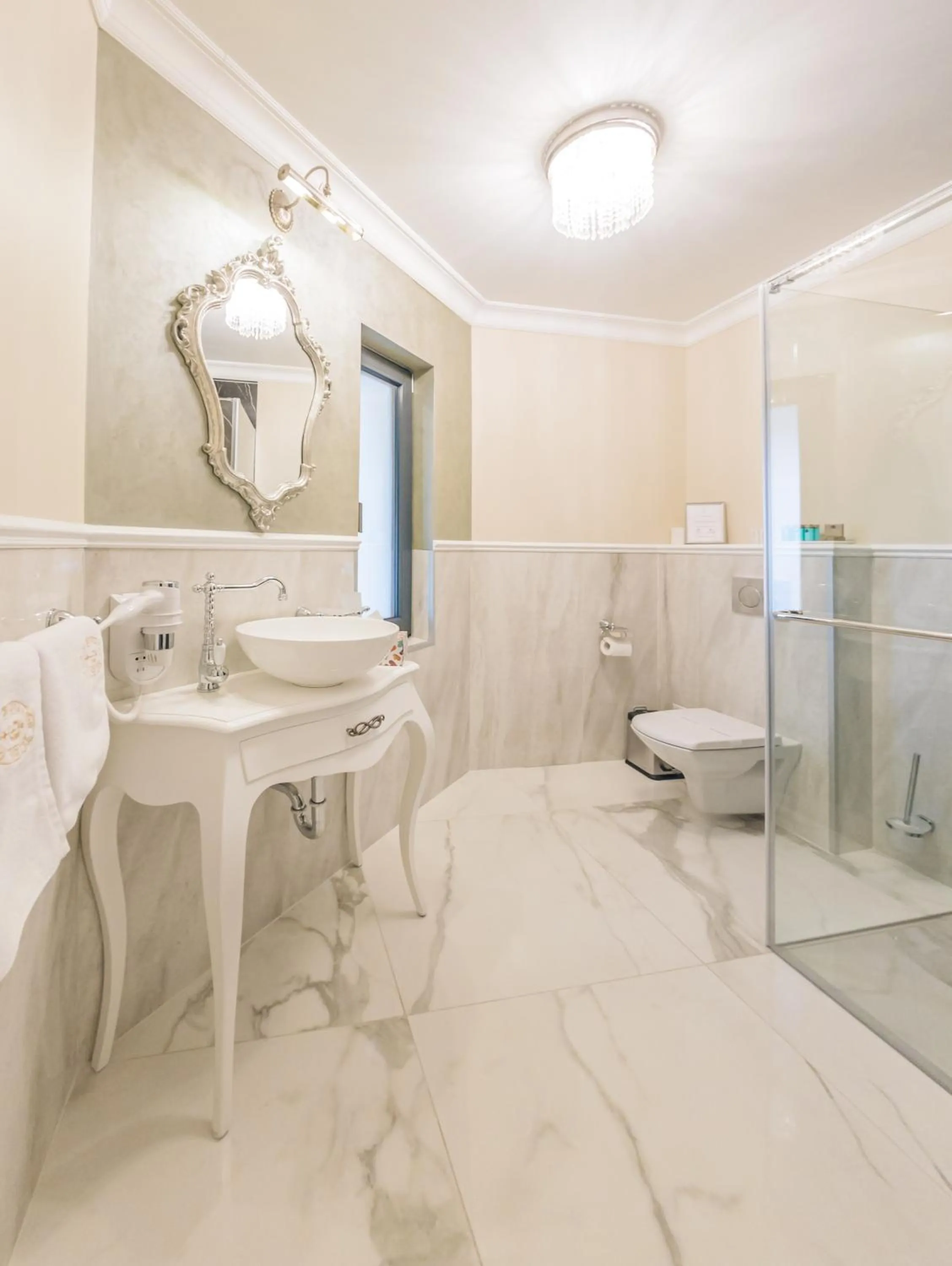 Shower in Grant Boutique Hotel