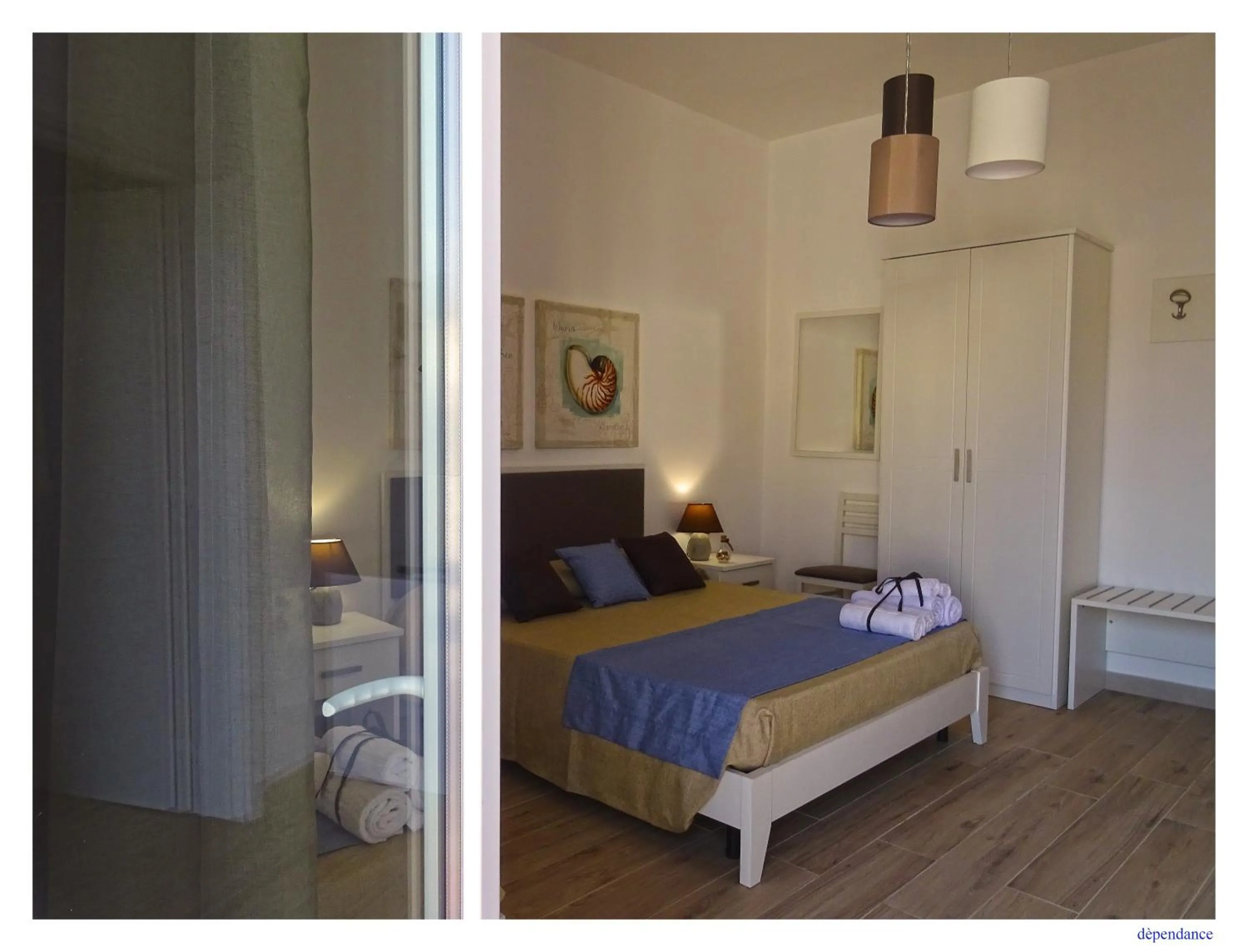 Bed in Faro Bianco Gallipoli Dependance