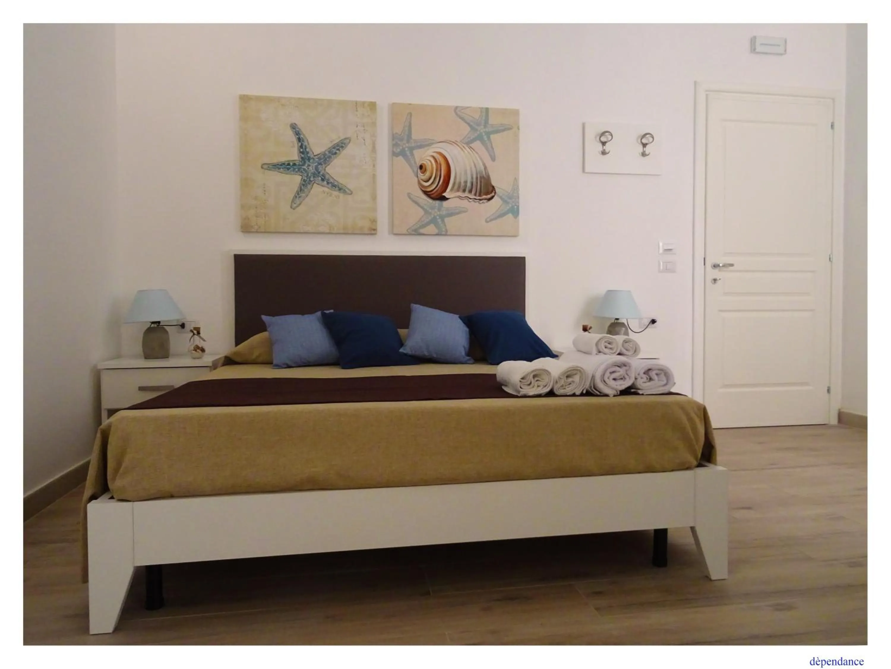 Bed in Faro Bianco Gallipoli Dependance