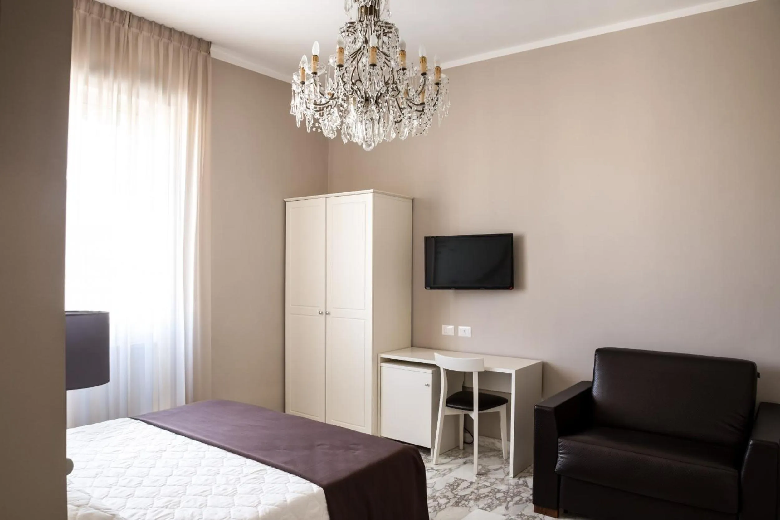 TV and multimedia, Bed in Faro Bianco Gallipoli Dependance