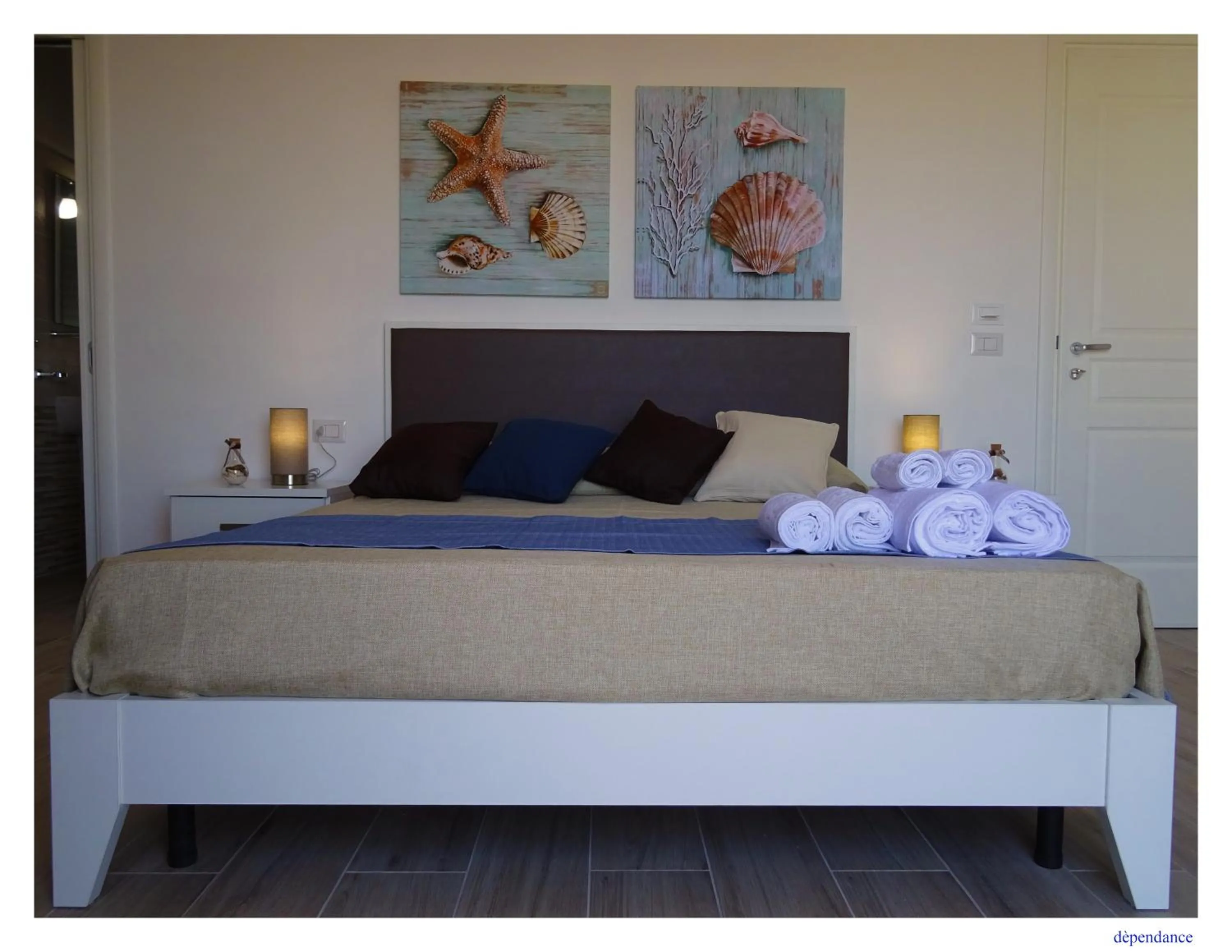 Bed in Faro Bianco Gallipoli Dependance