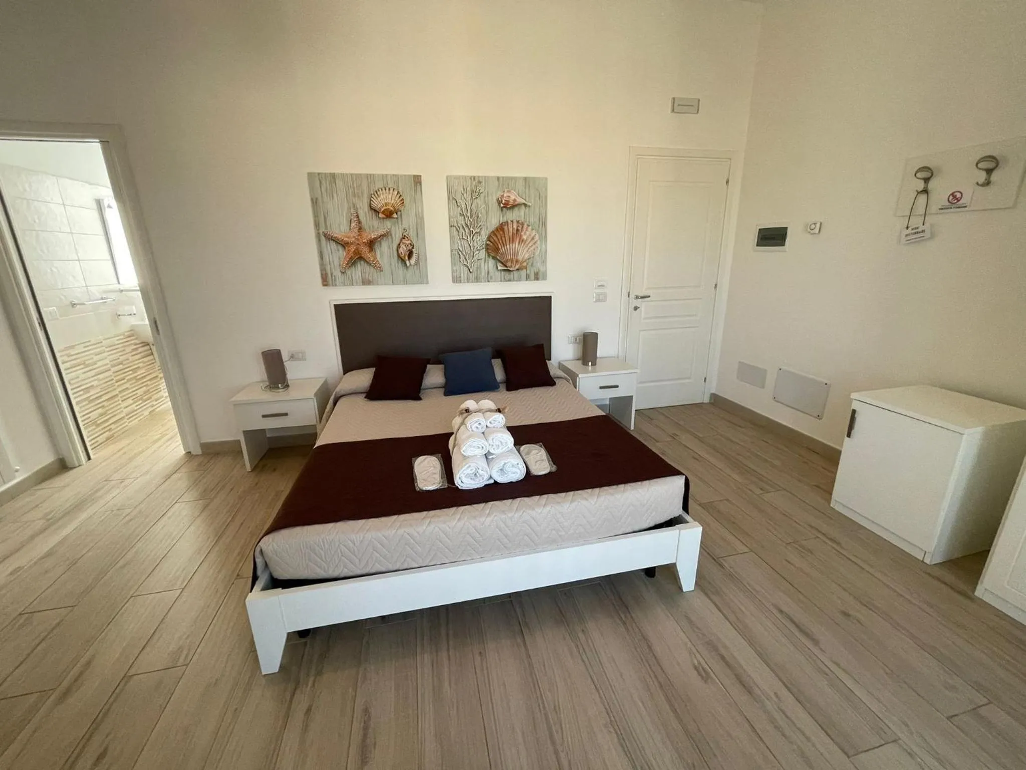 Bed in Faro Bianco Gallipoli Dependance