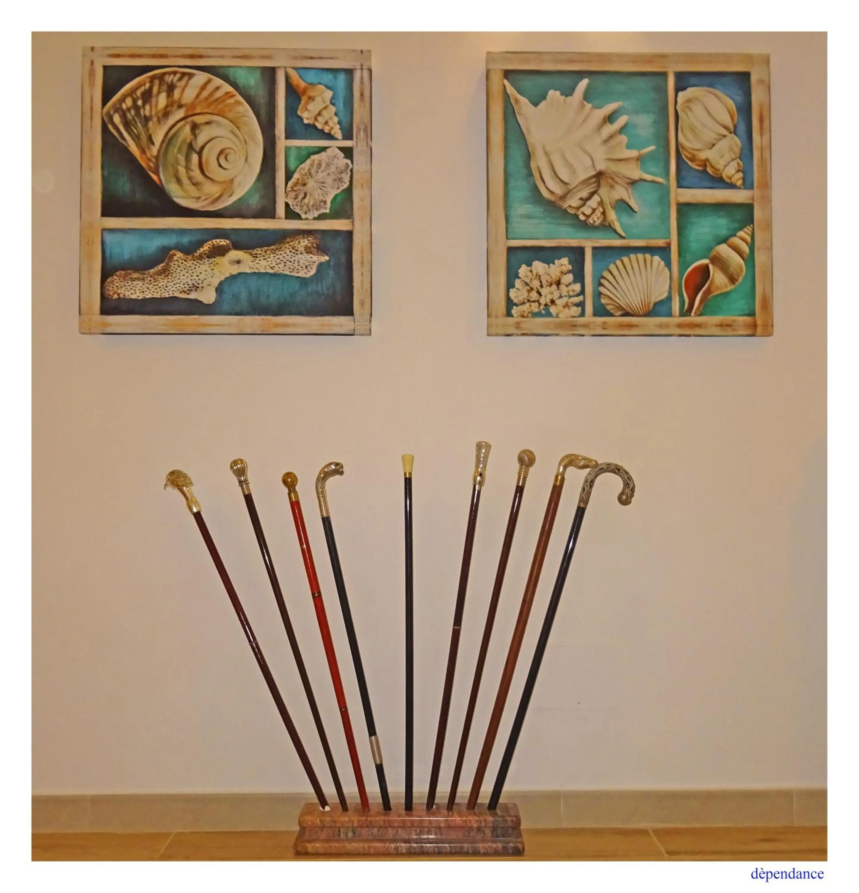 Decorative detail in Faro Bianco Gallipoli Dependance