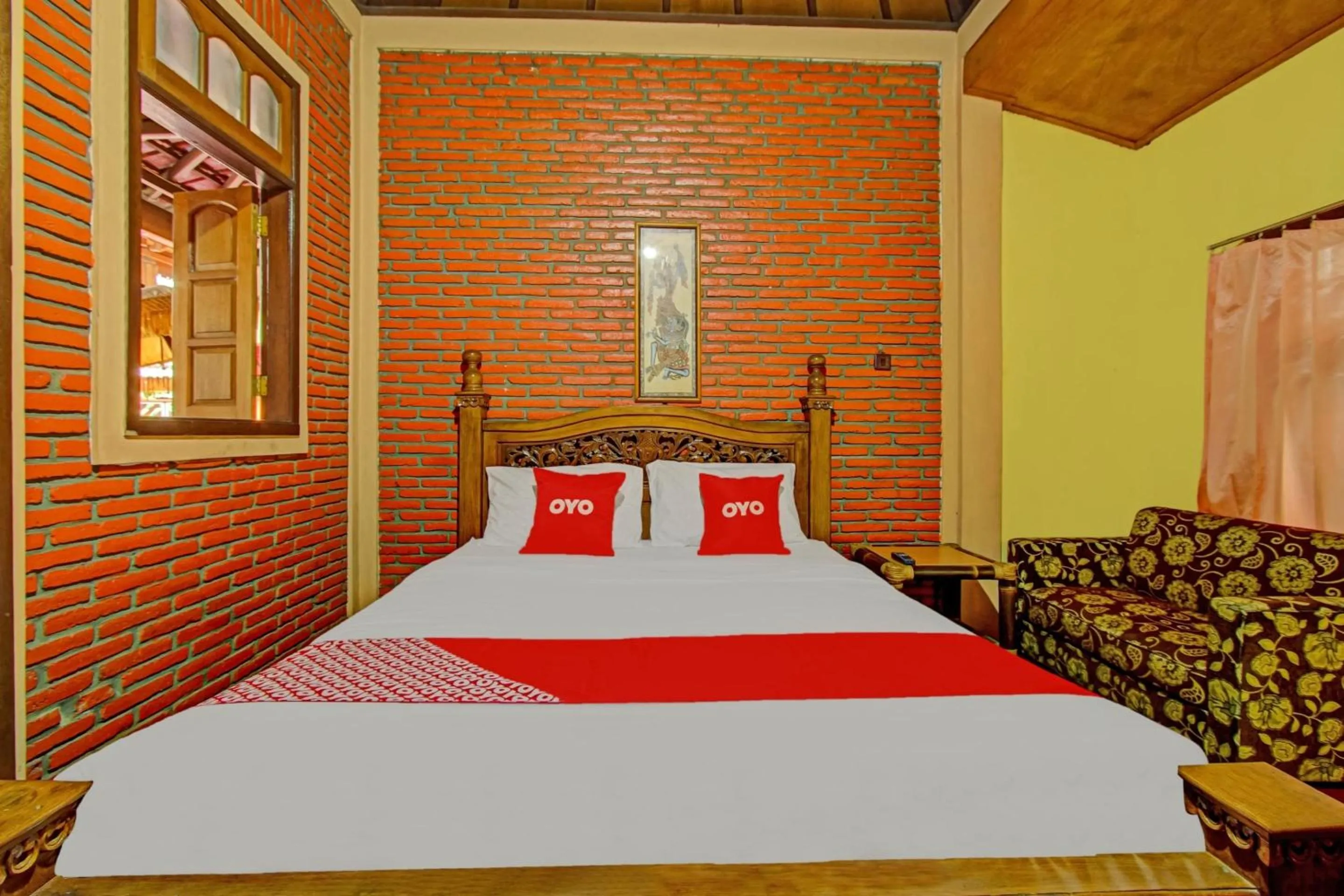 Bedroom, Bed in Hotel O Villa Papada