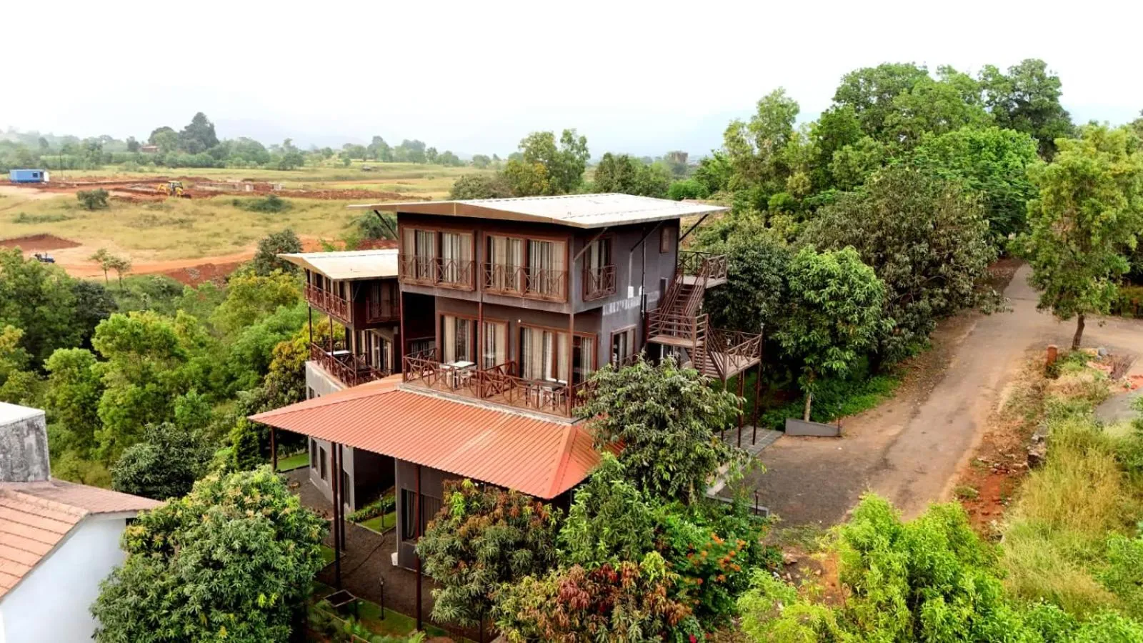 Property building in Jayshin Lake Vaitarna Resort - Igatpuri