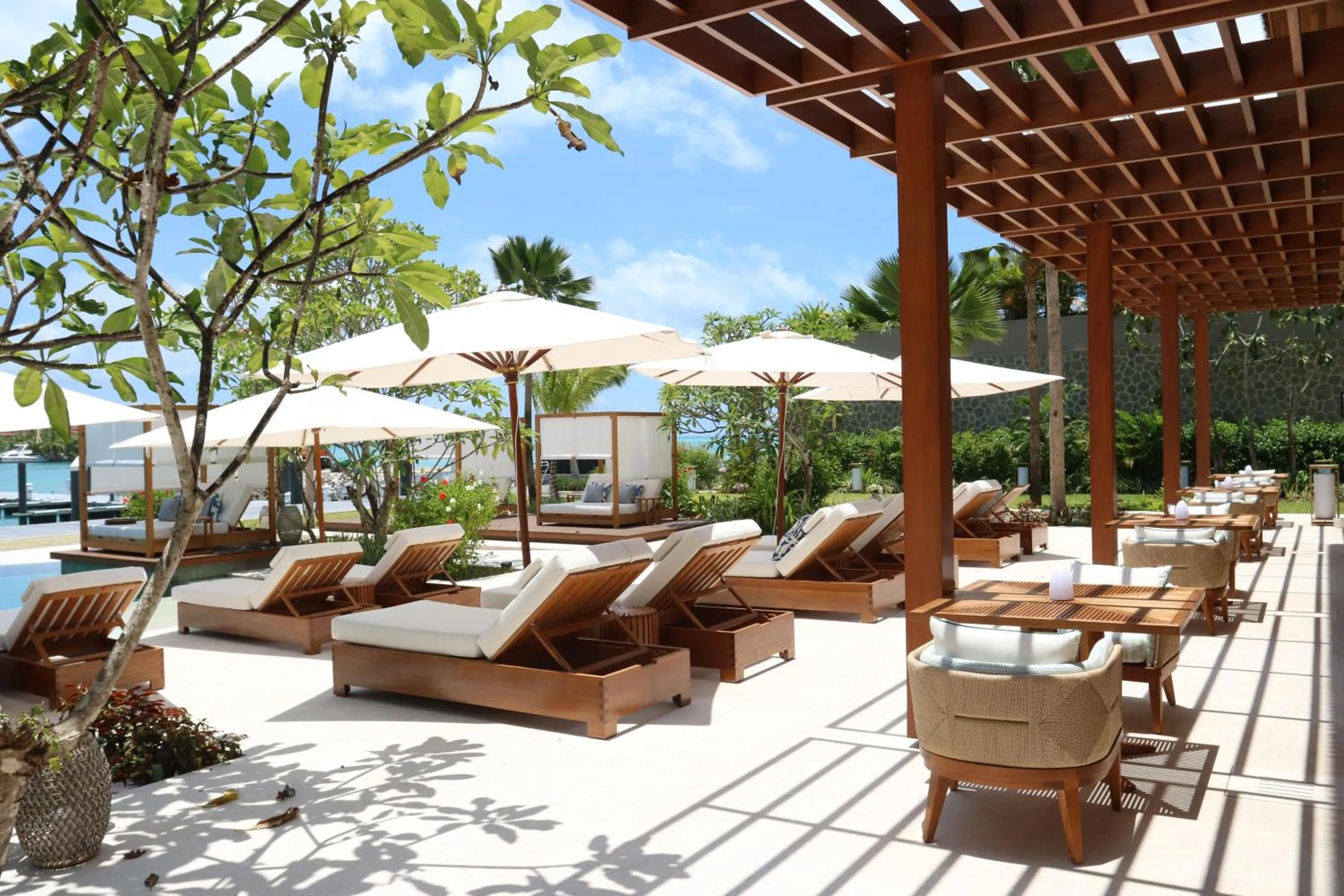 Patio in L'Escale Resort Marina & Spa - Small Luxury Hotels of the World