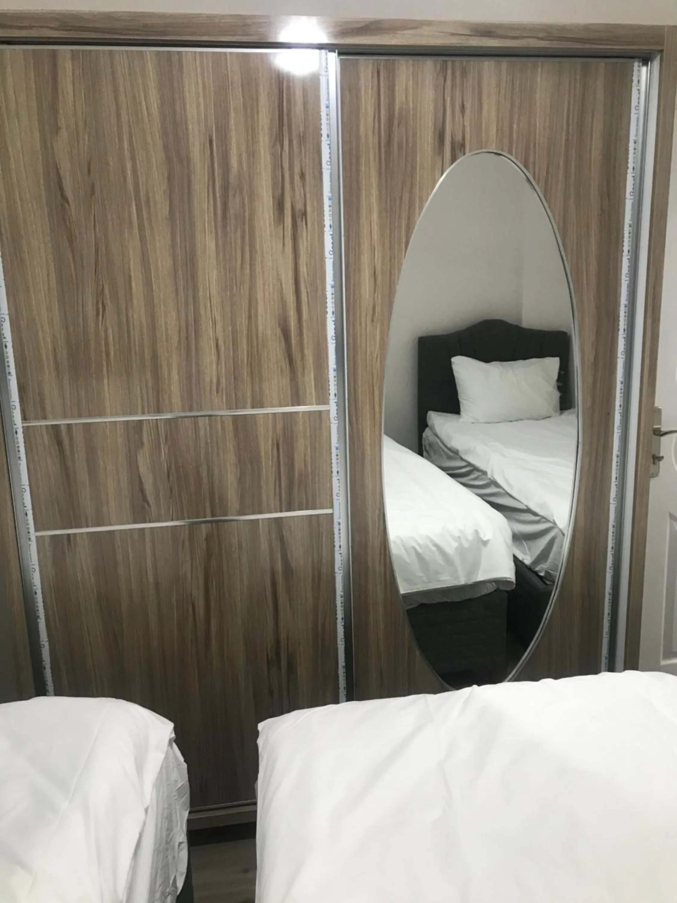 Bed in Hakan’s apartment