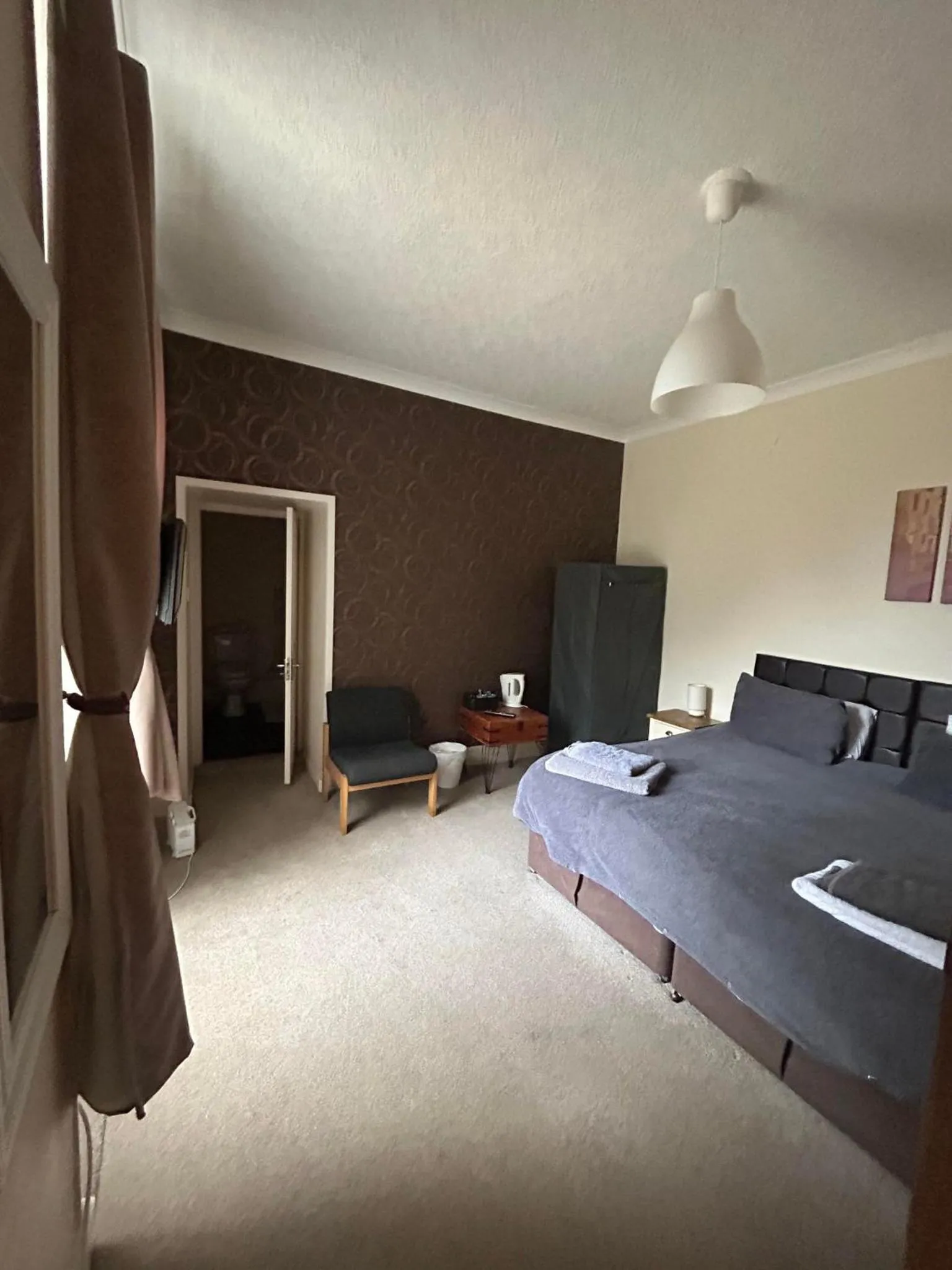 Bed in Manor House Hotel