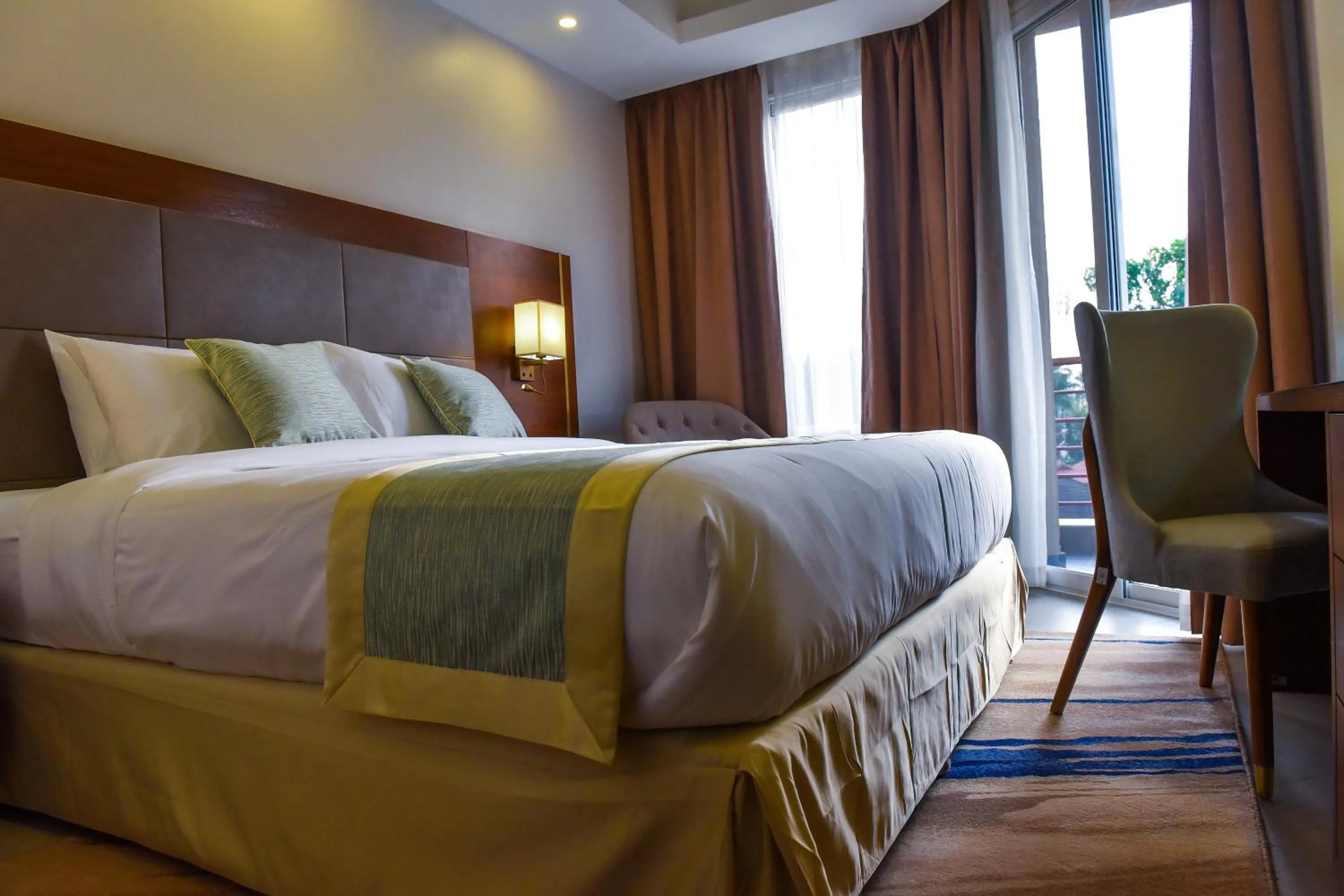 Bed in Admas Grand Hotel