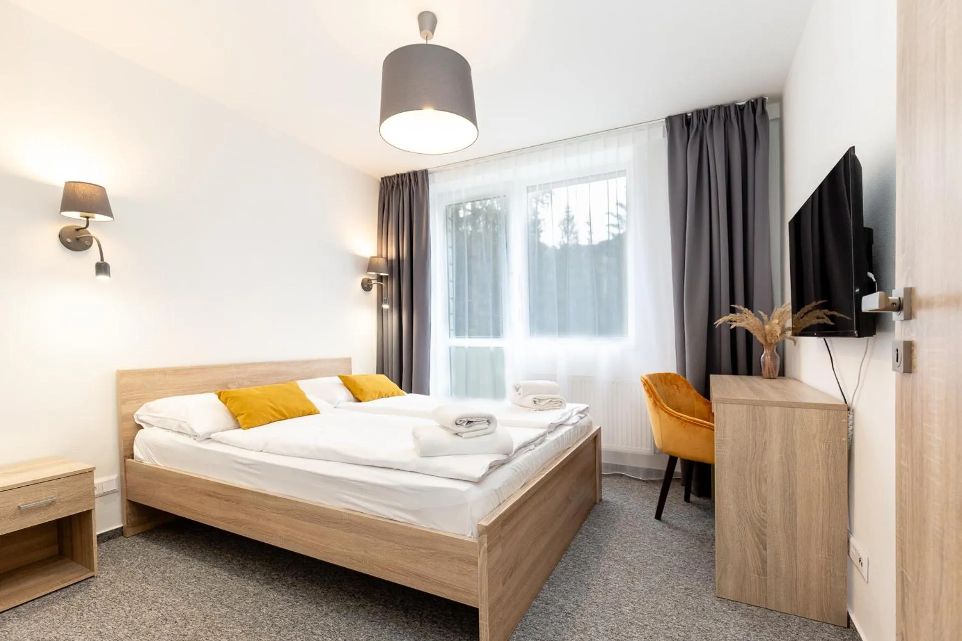 Bedroom, Bed in Chata Tale - Dom Horskej služby