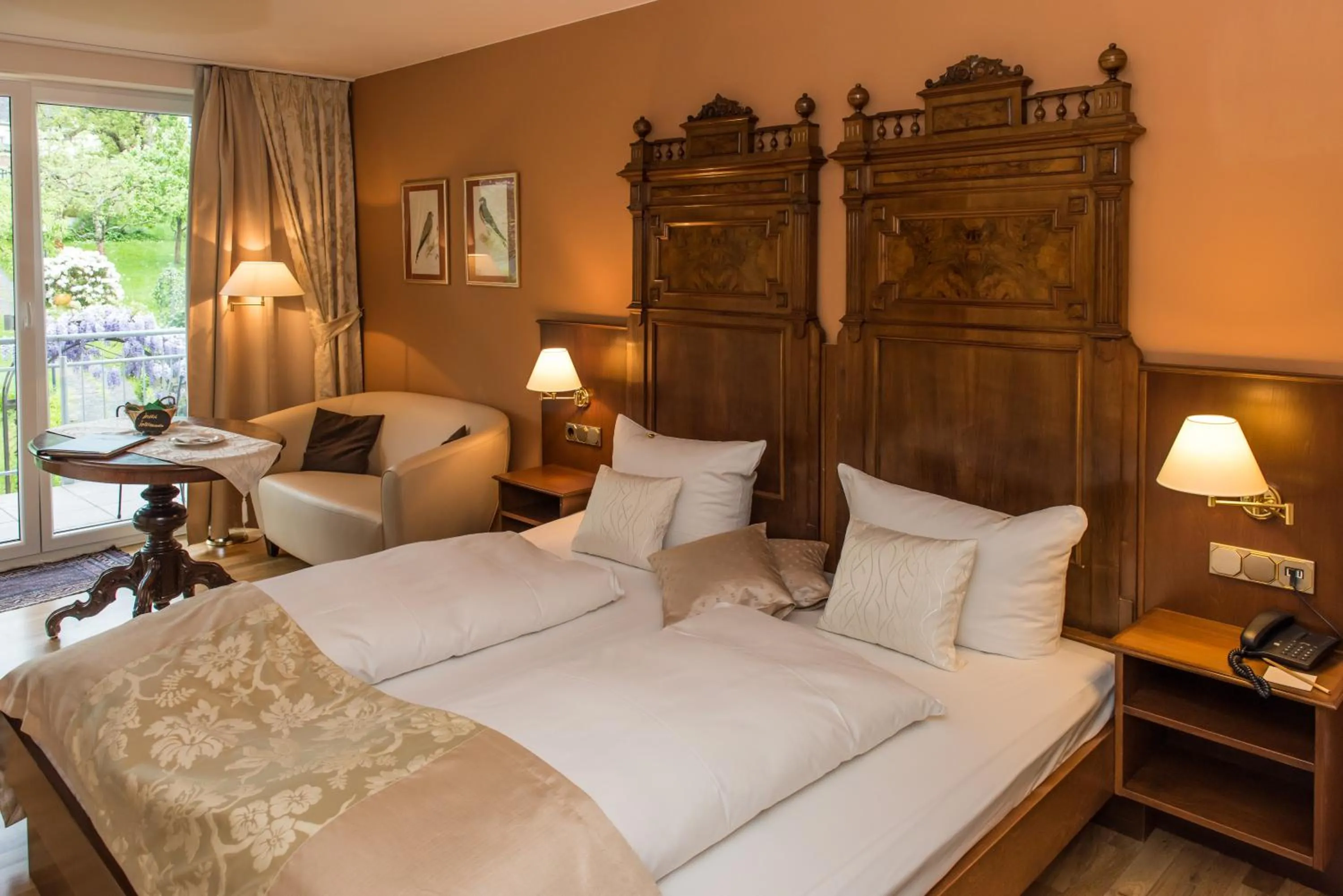 Bed in Ferienresidenz Brauneberger Hof an der Mosel nahe Bernkastel-Kues