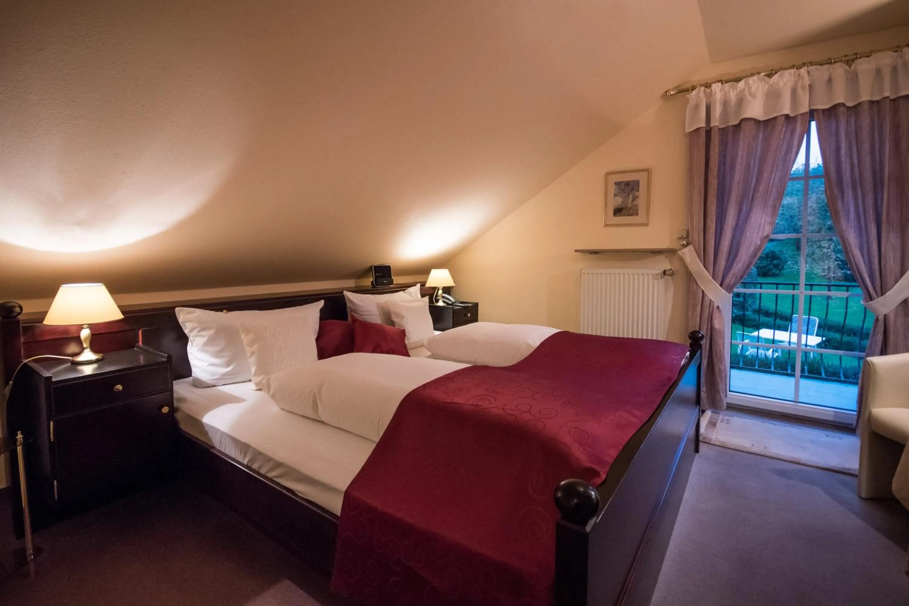 Bed in Ferienresidenz Brauneberger Hof an der Mosel nahe Bernkastel-Kues