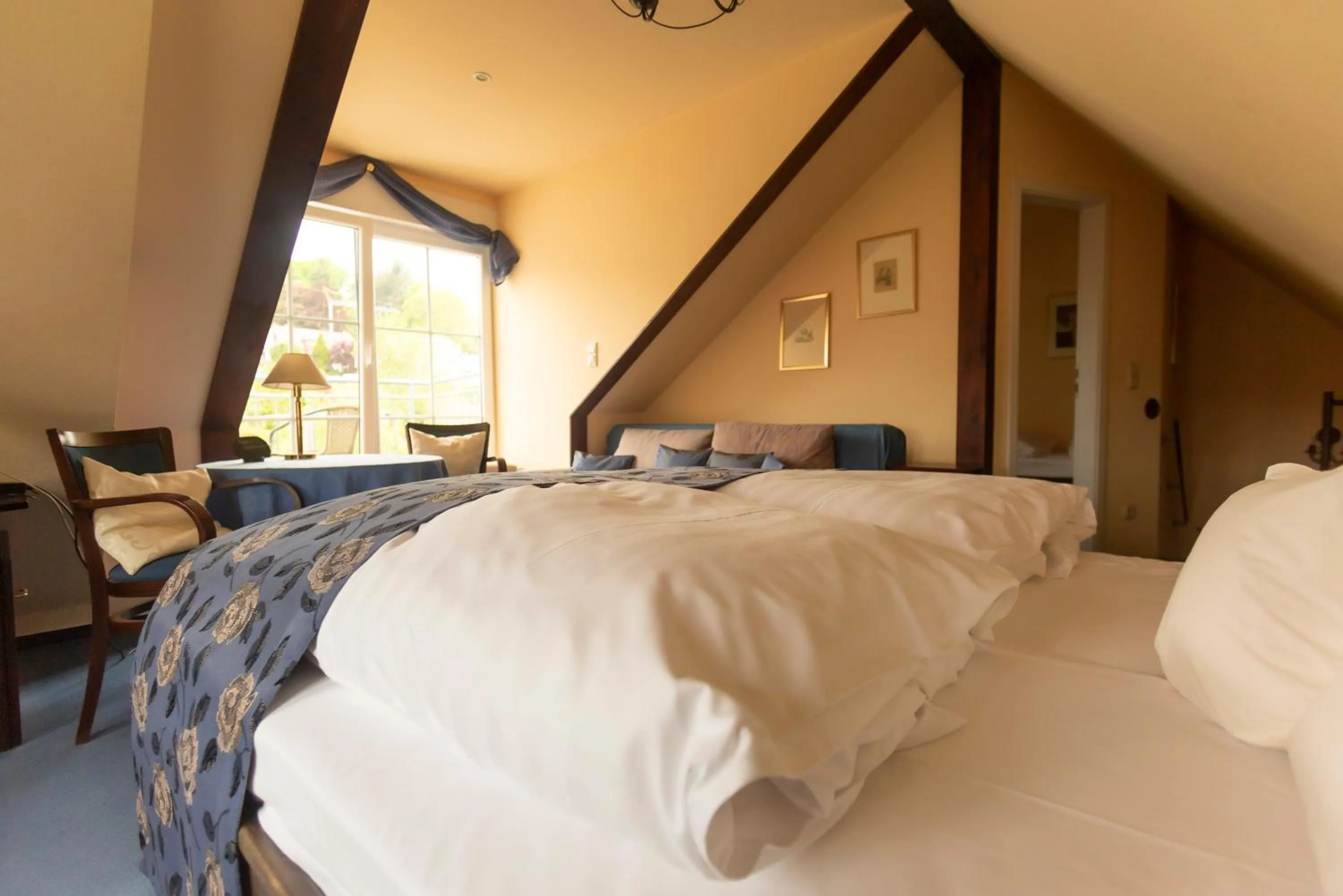 Bed in Ferienresidenz Brauneberger Hof an der Mosel nahe Bernkastel-Kues