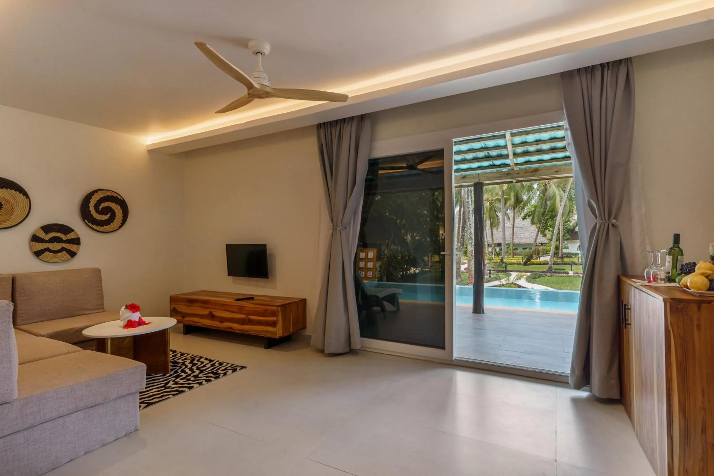 Seating area in Kiwengwa Beach Resort