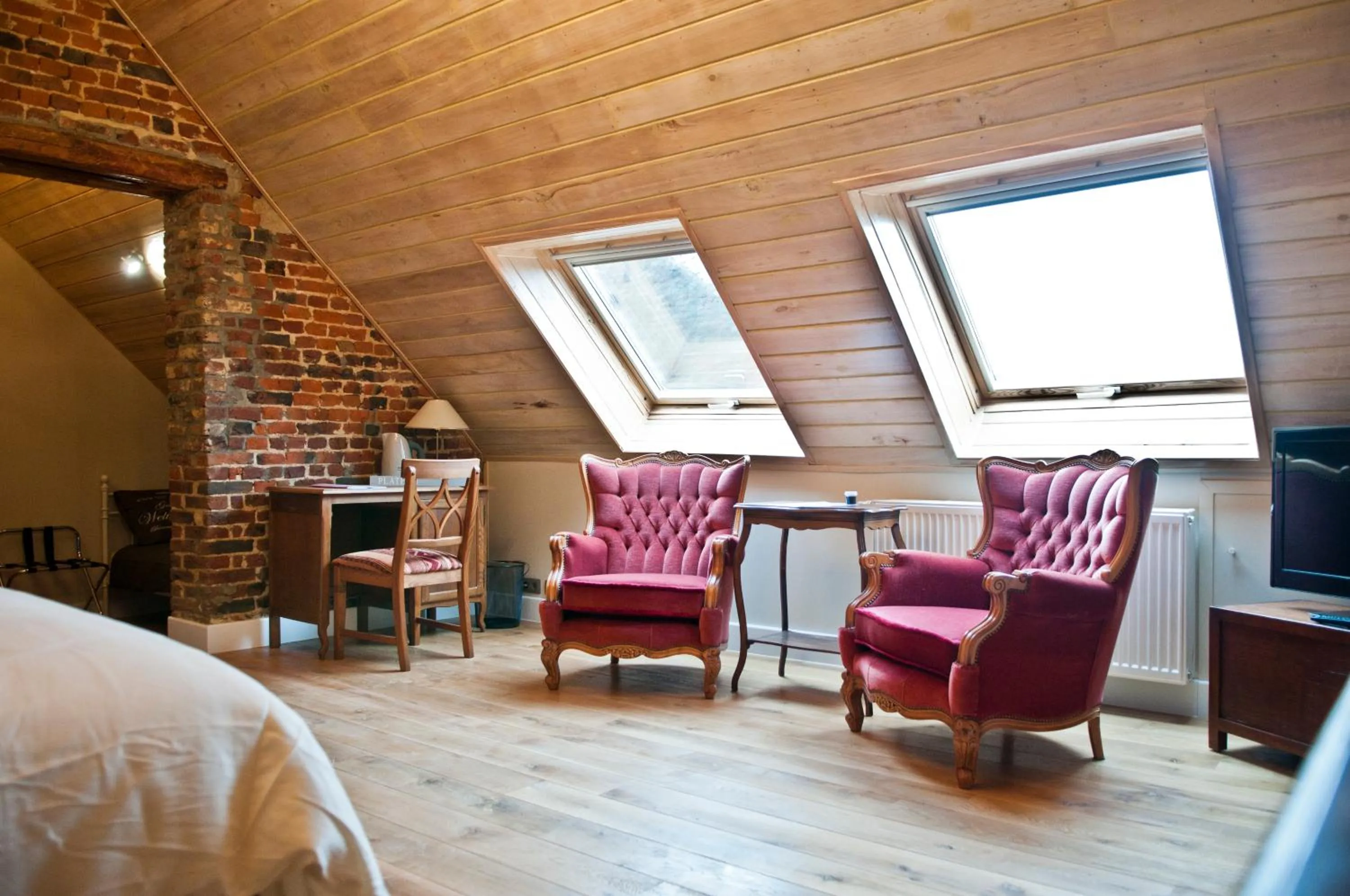 Seating area in B&B Haspenhoeve