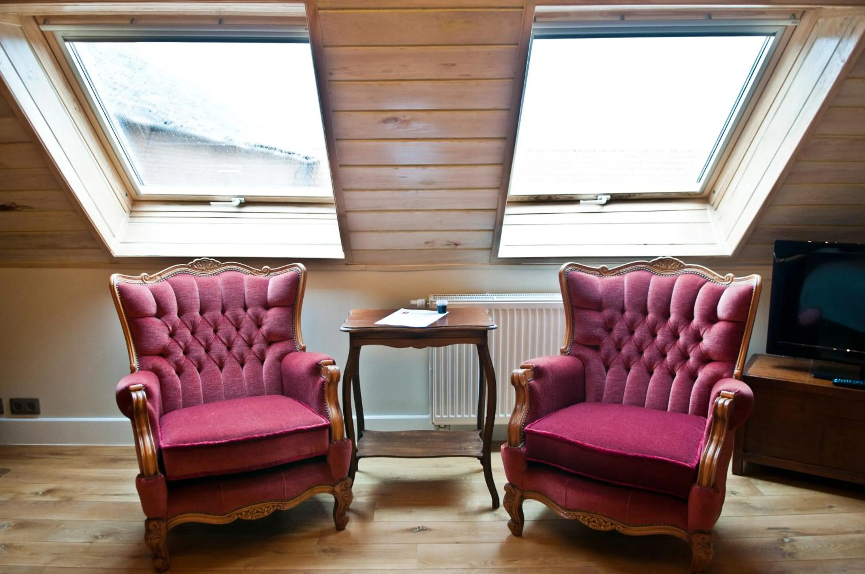 Seating area in B&B Haspenhoeve