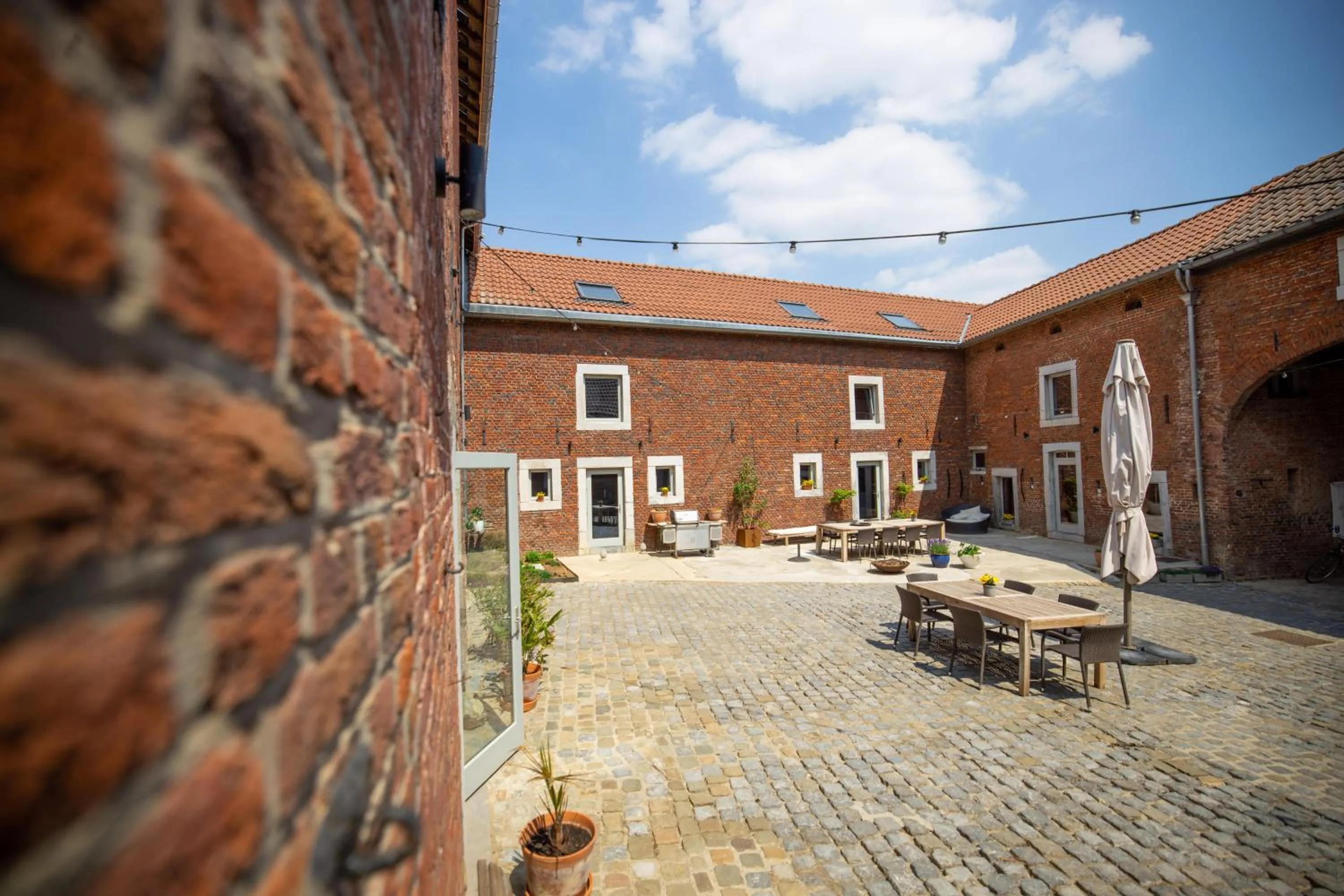 Patio in B&B Haspenhoeve