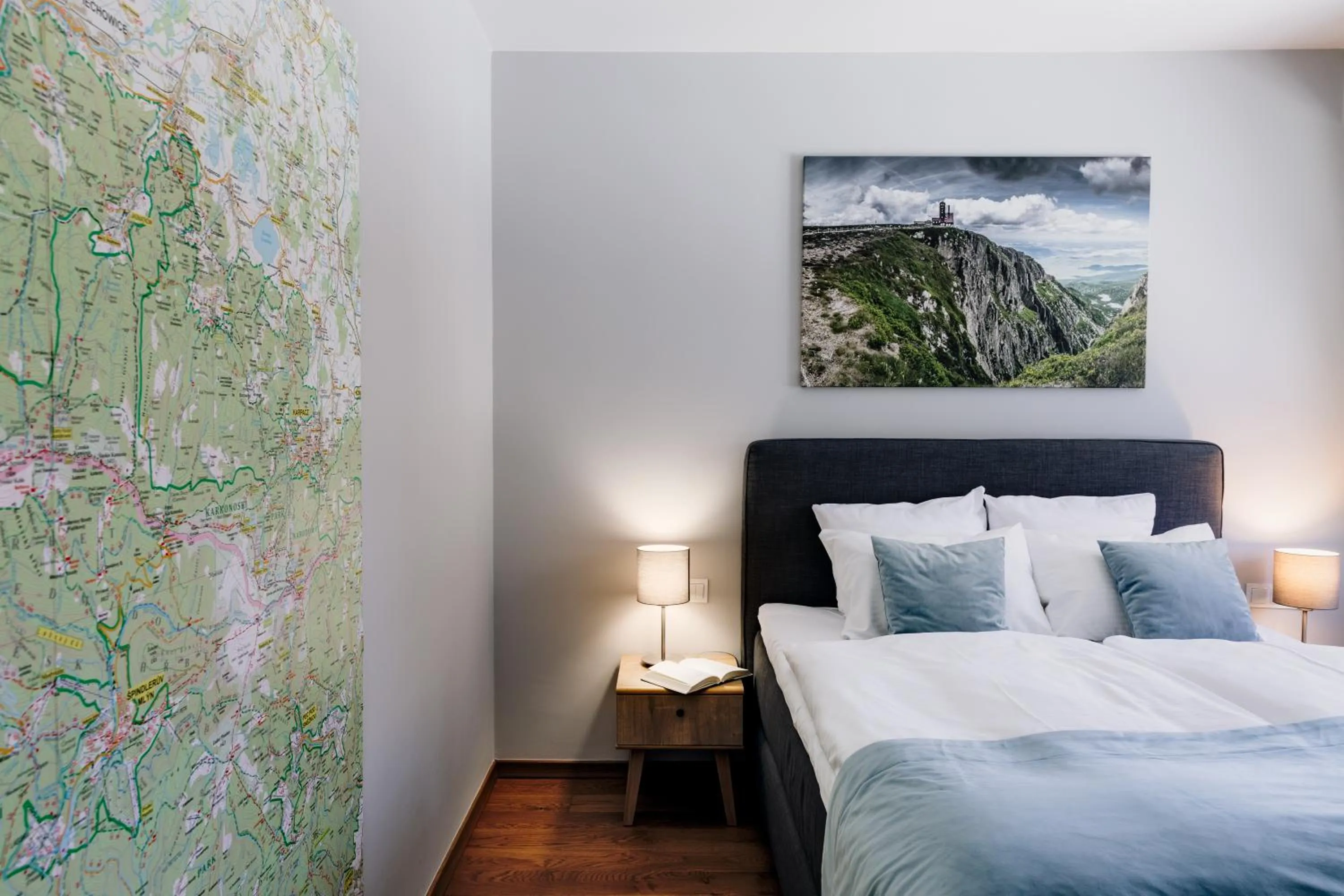 Bedroom, Bed in Stacja Szklarska Poręba - cisza i komfort