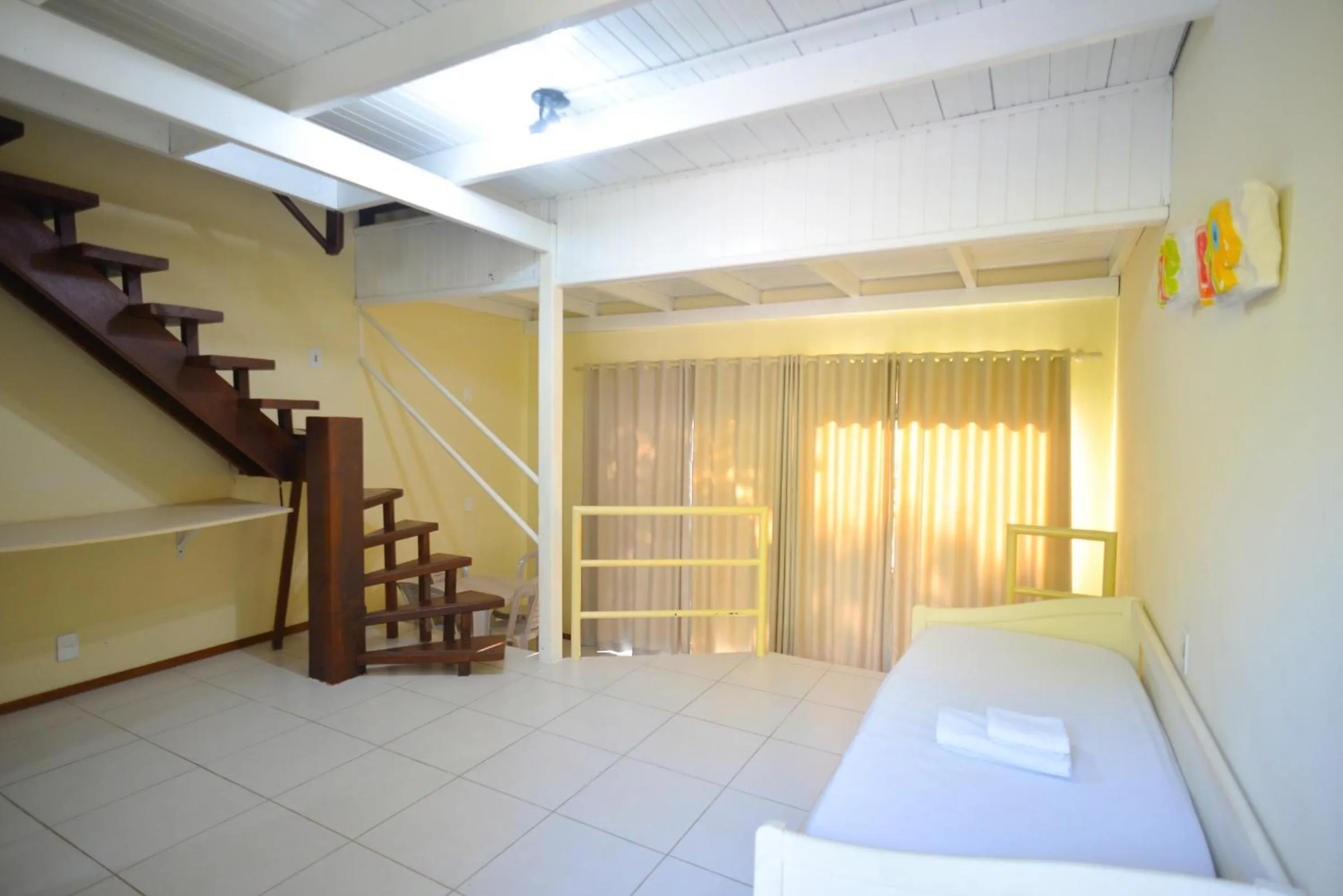 Bed in Morro do Sol Hotel & Eventos