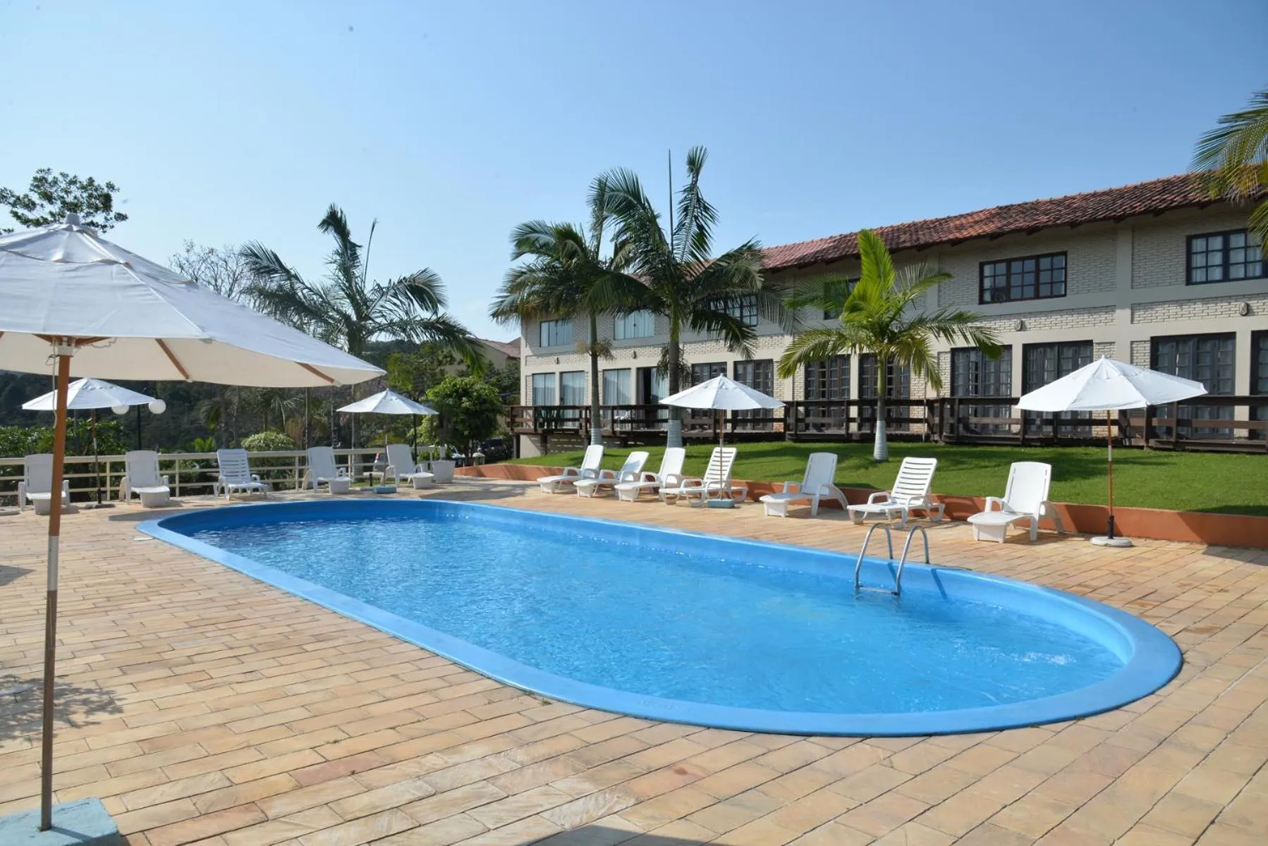 Swimming pool in Morro do Sol Hotel & Eventos
