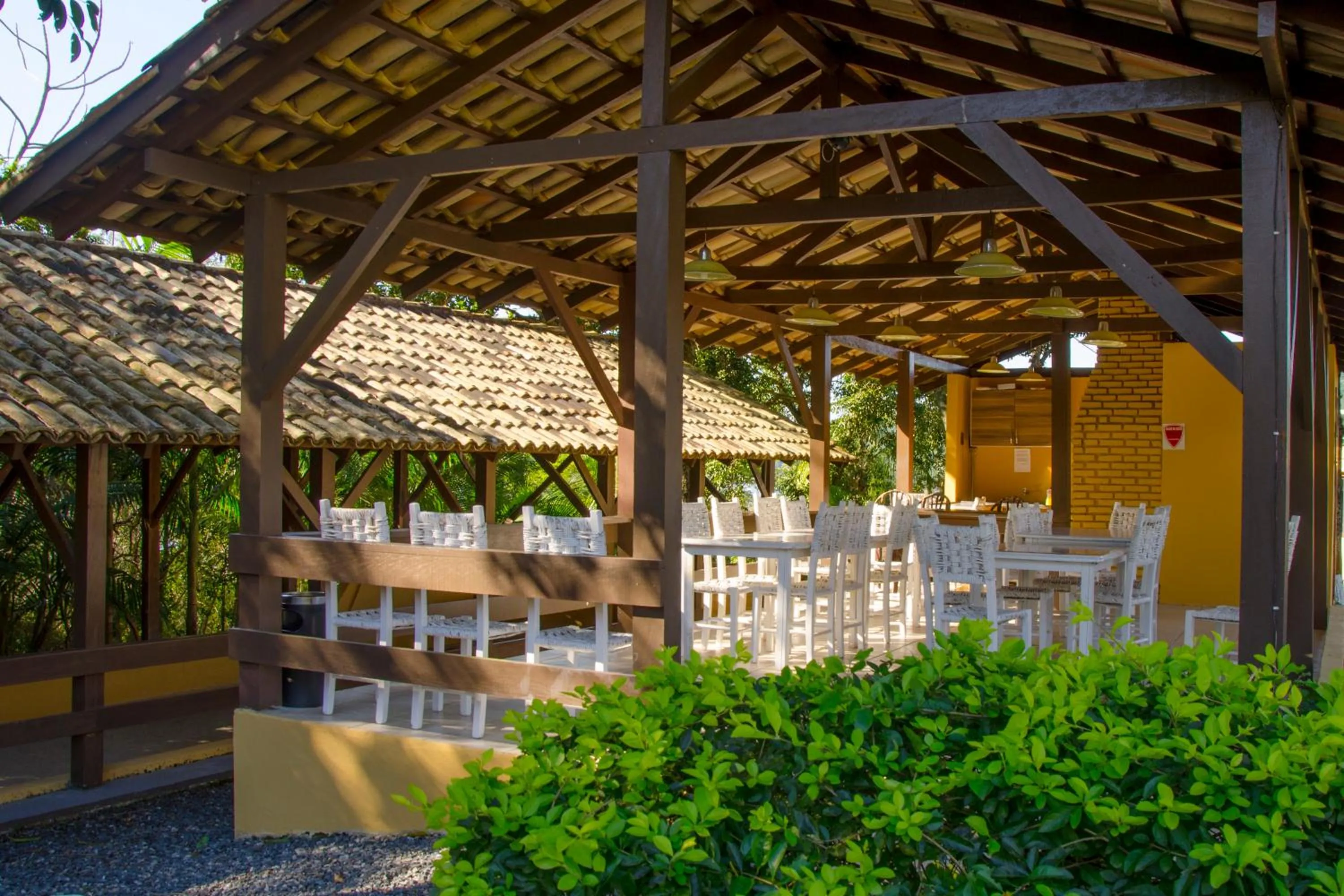 BBQ facilities in Morro do Sol Hotel & Eventos