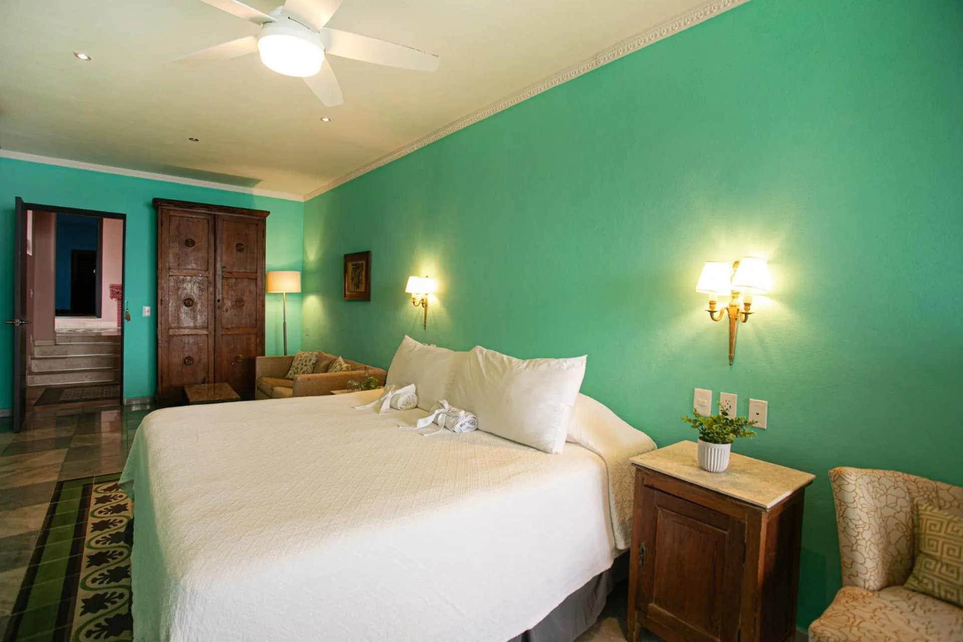 Bed in Quinta Maria Cortez Beach Hotel