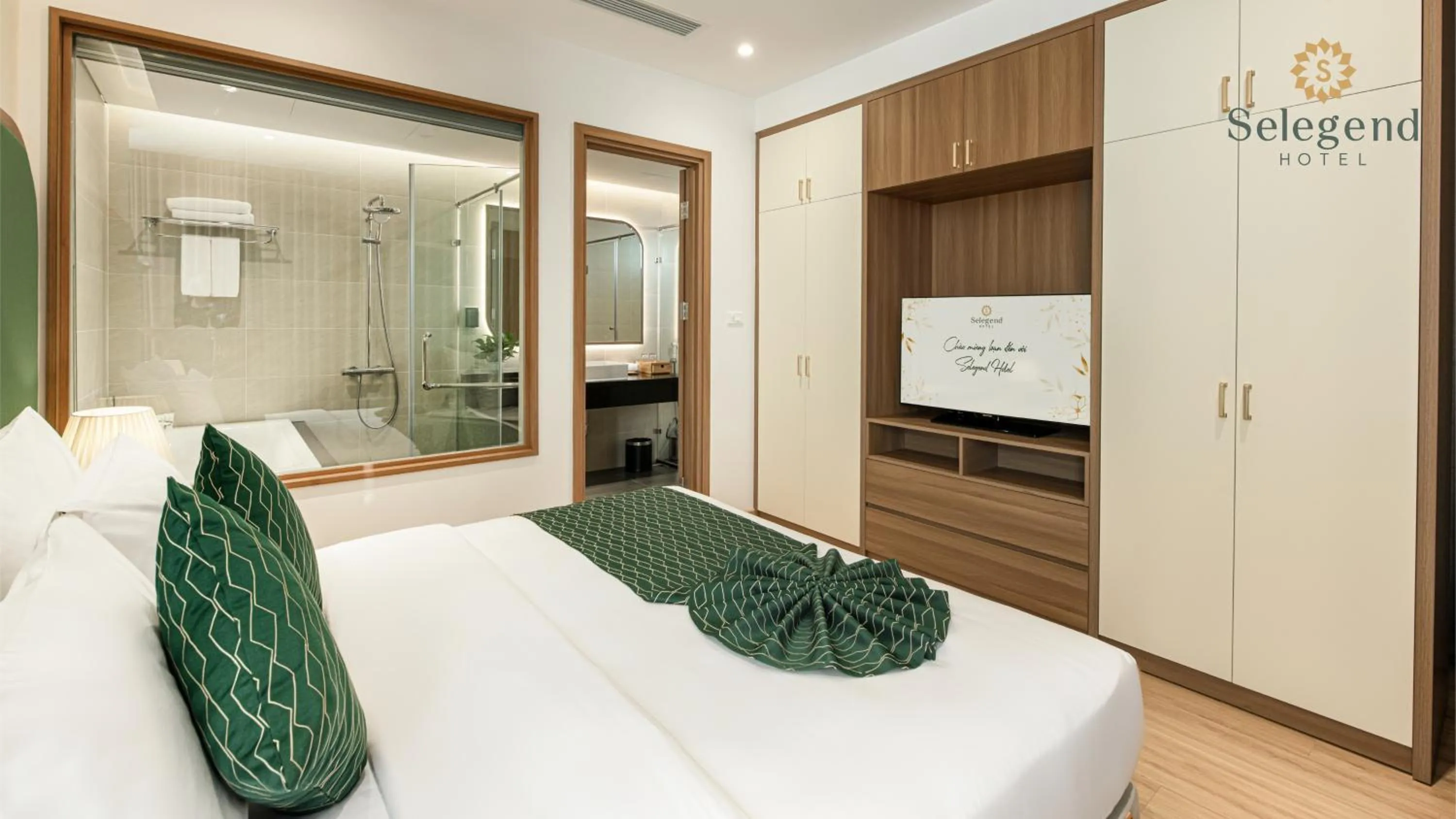 Photo of the whole room, Bed in Selegend Hotel Thái Bình