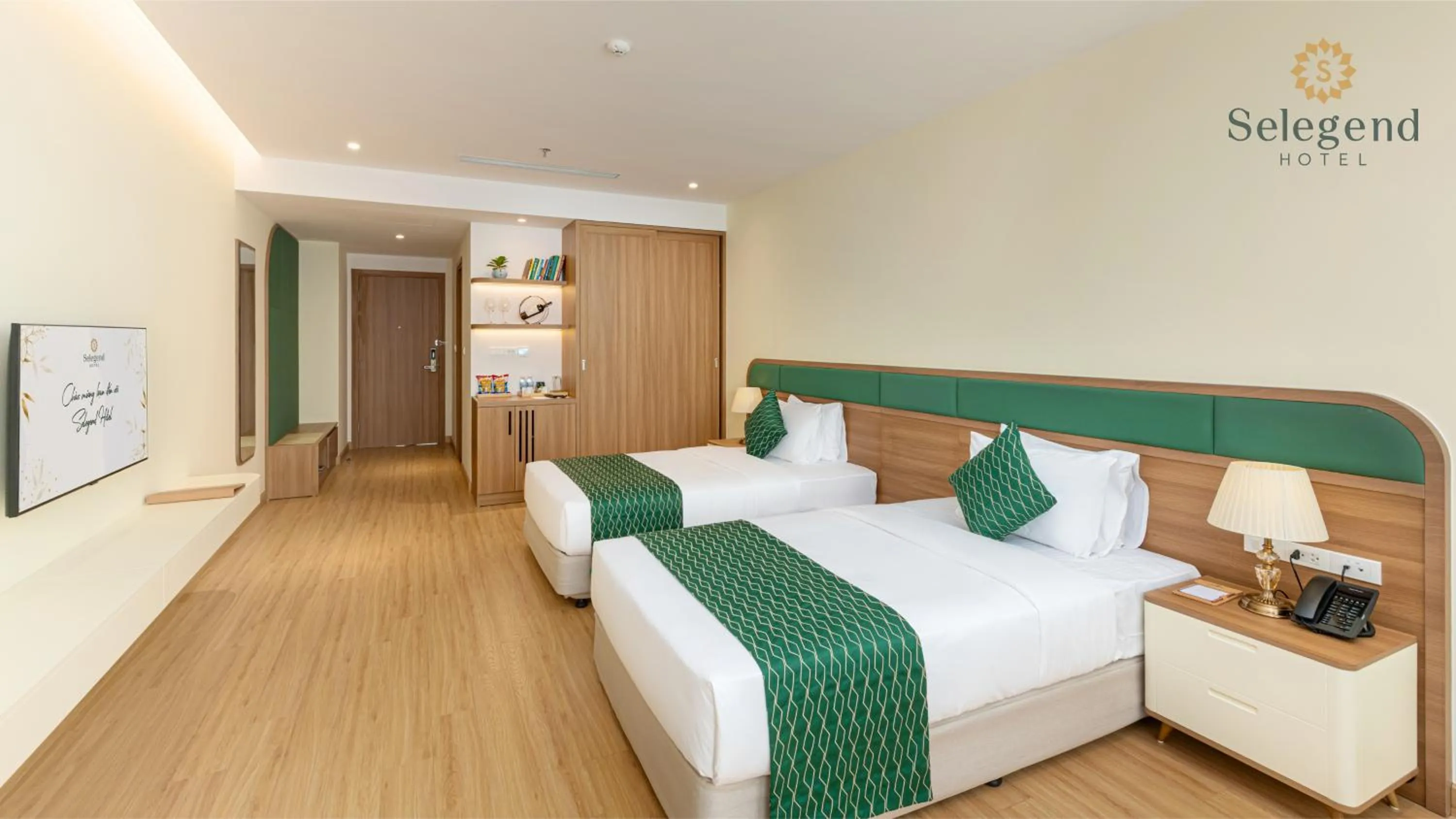 Bed in Selegend Hotel Thái Bình