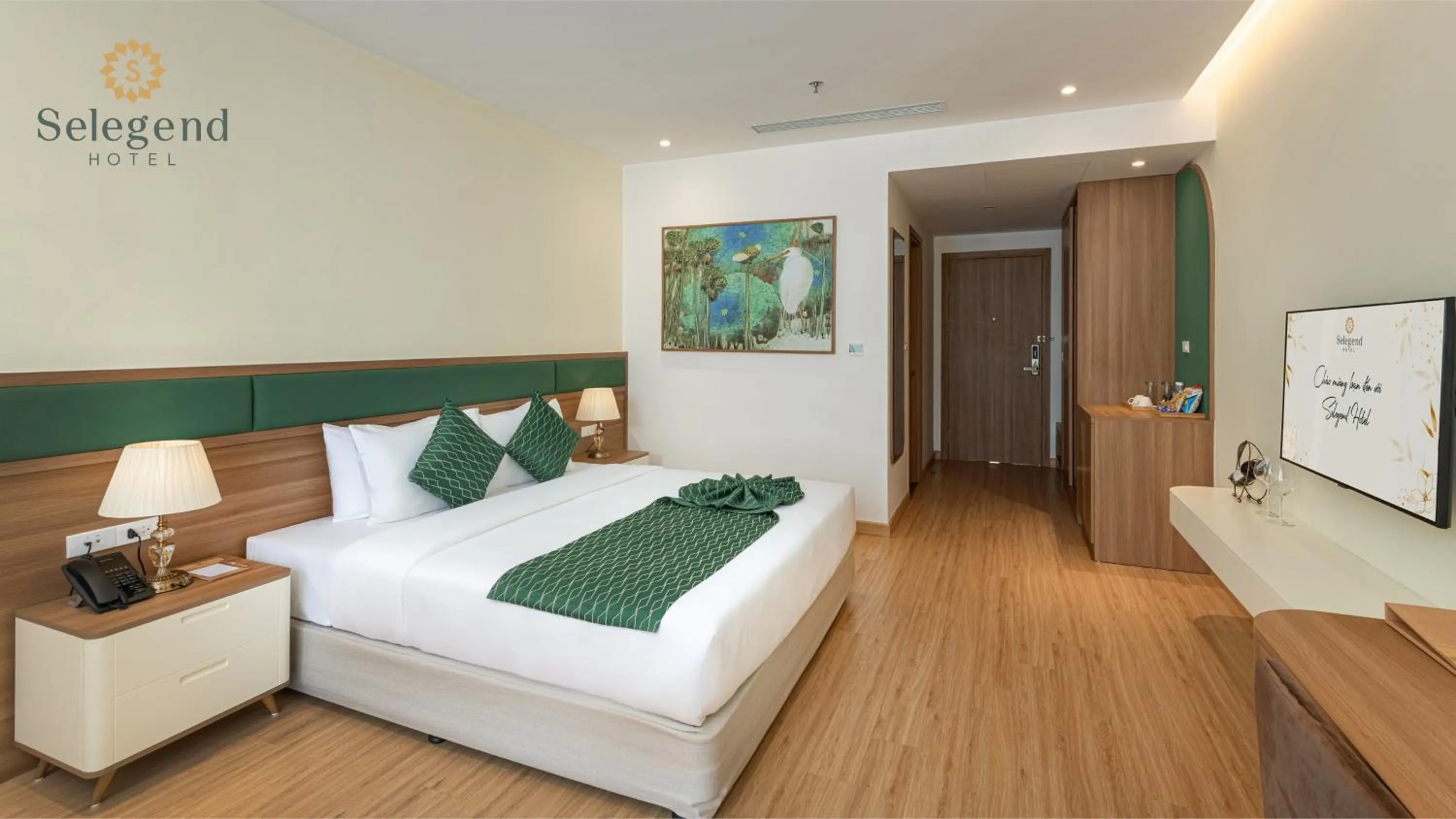 Bedroom, Bed in Selegend Hotel Thái Bình