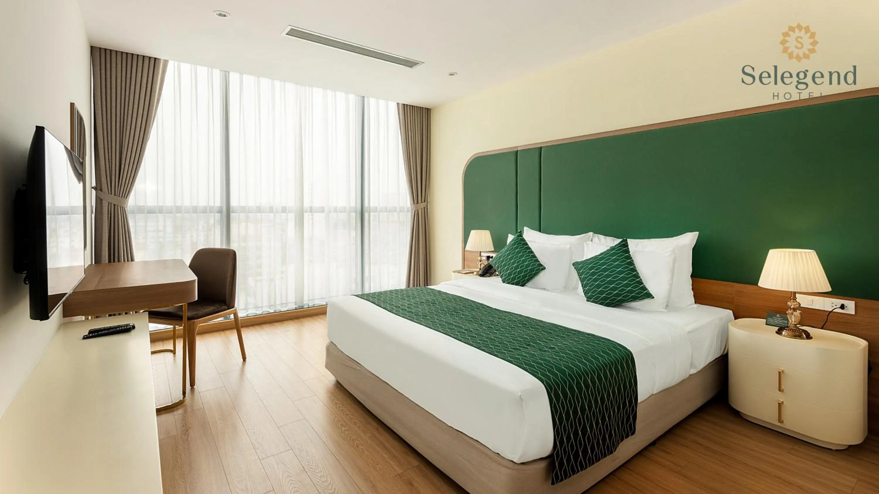 Bed in Selegend Hotel Thái Bình