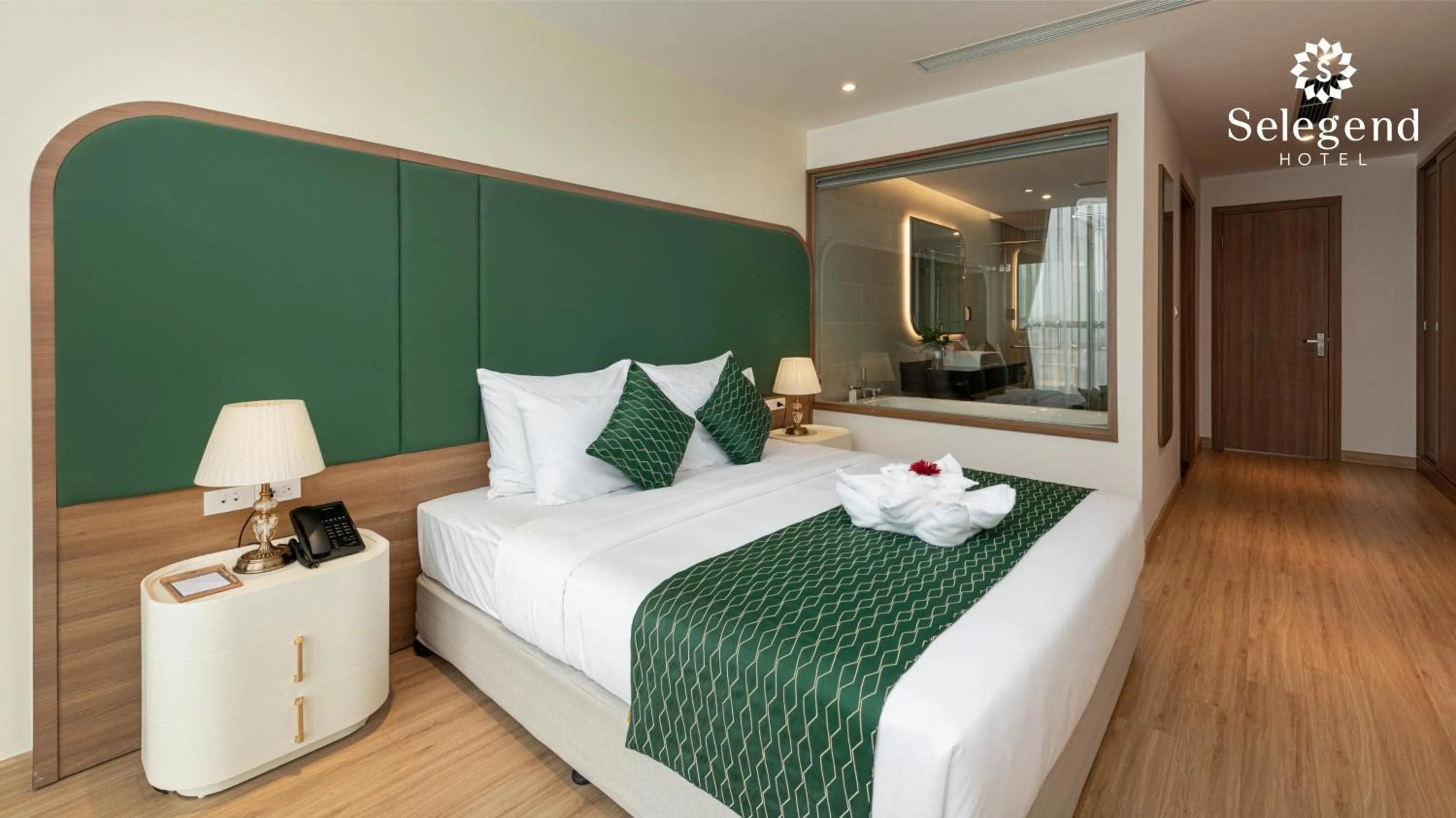 Bedroom, Bed in Selegend Hotel Thái Bình