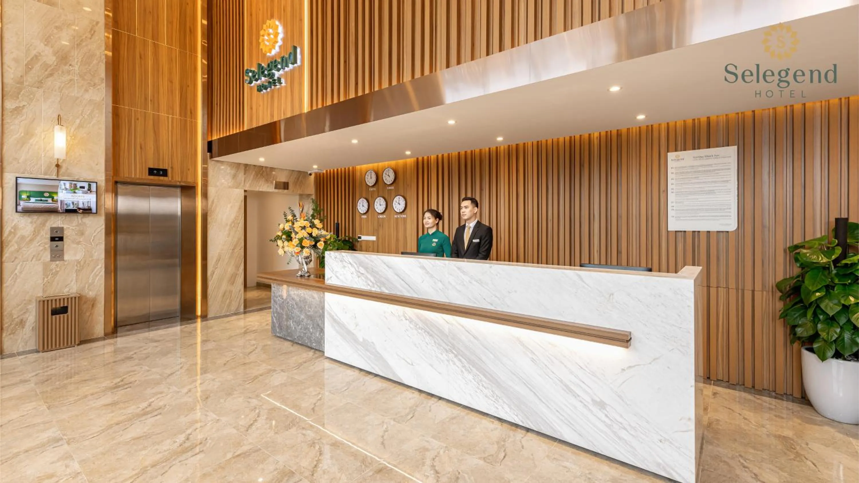 Lobby or reception in Selegend Hotel Thái Bình