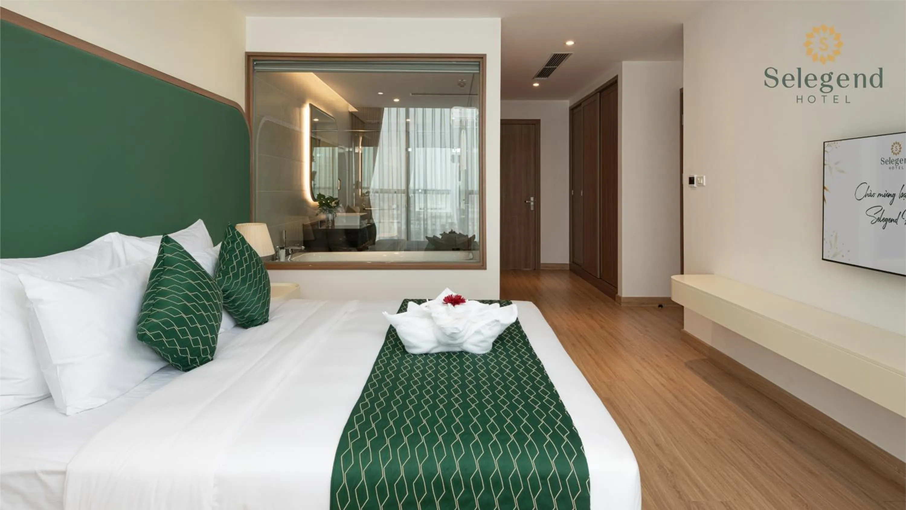 Bed in Selegend Hotel Thái Bình