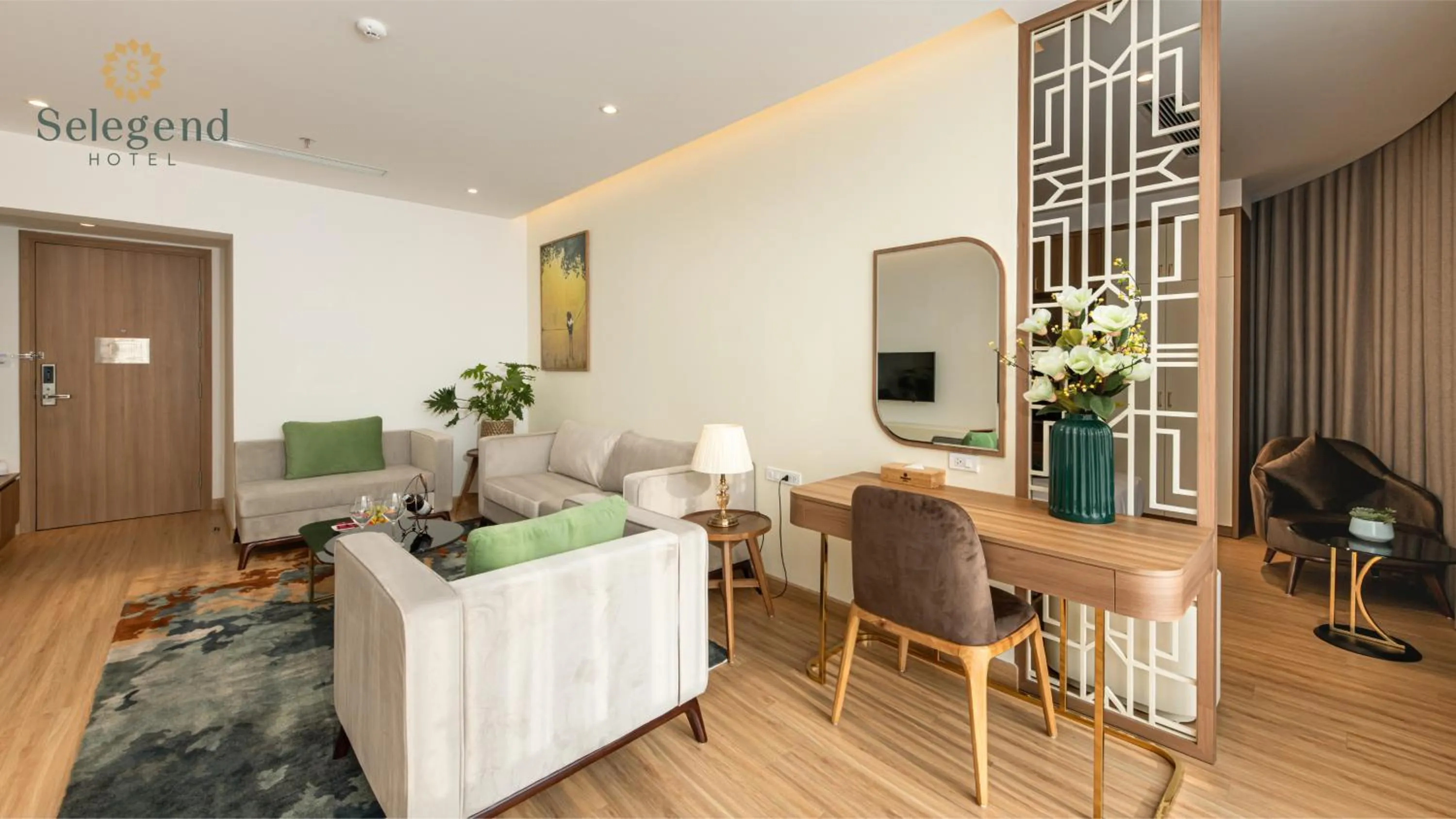 Living room in Selegend Hotel Thái Bình