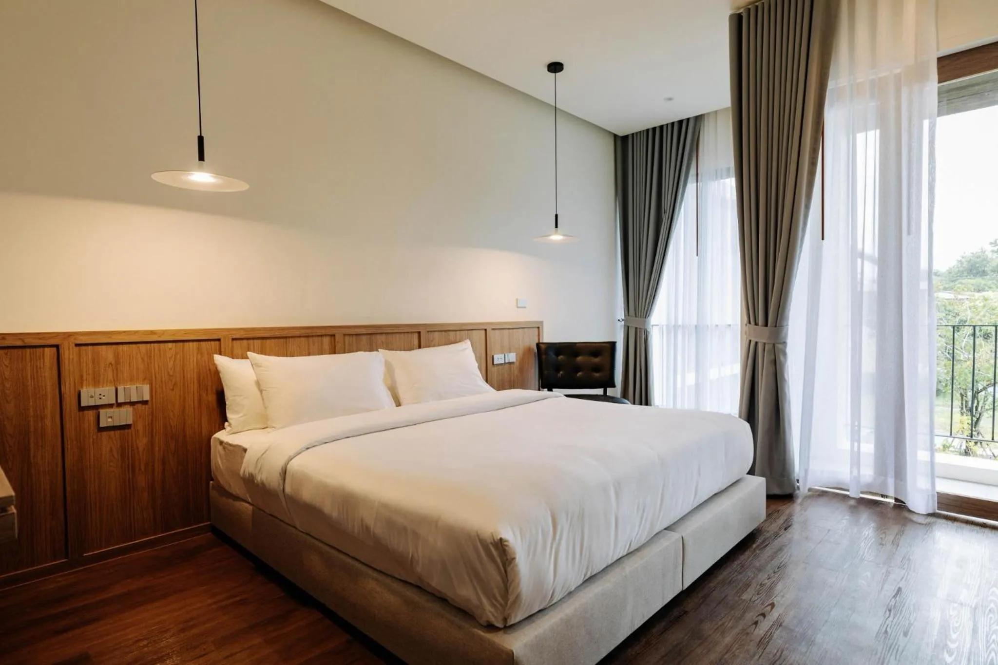 Bed in Shanti-Retreat Hotel