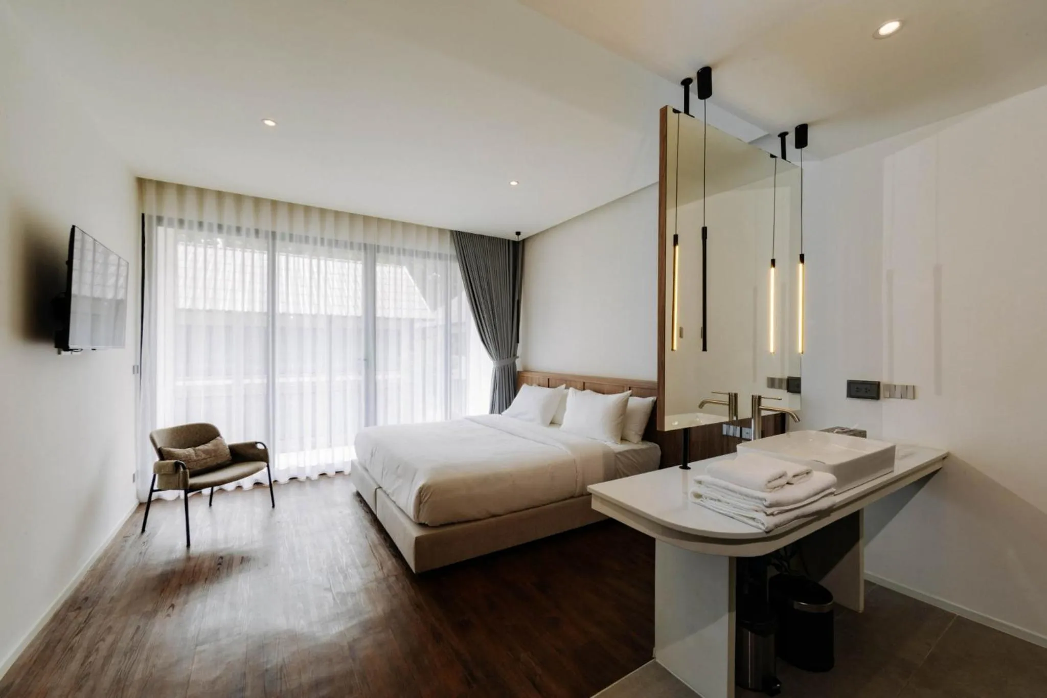 Bed in Shanti-Retreat Hotel