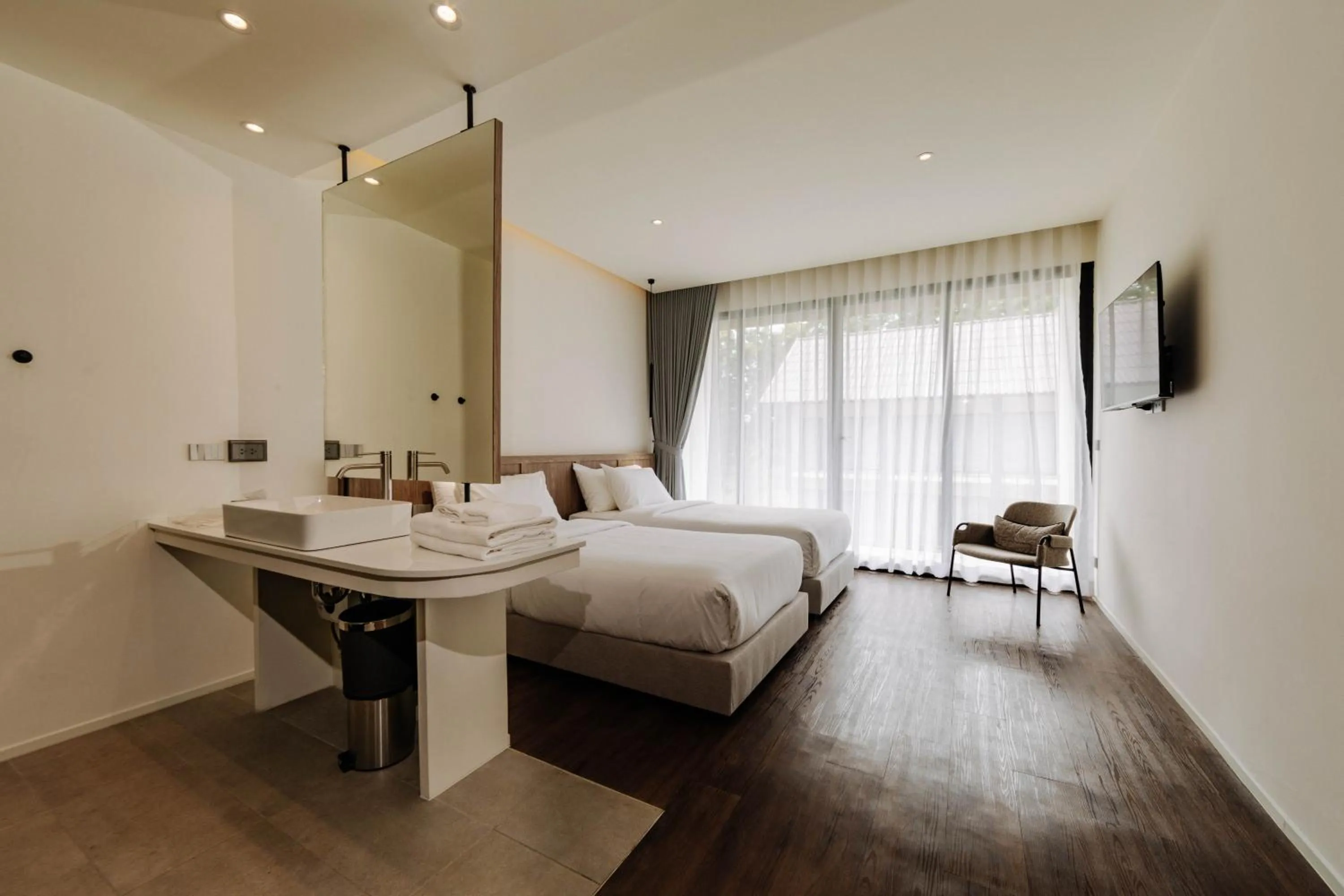 Bed in Shanti-Retreat Hotel