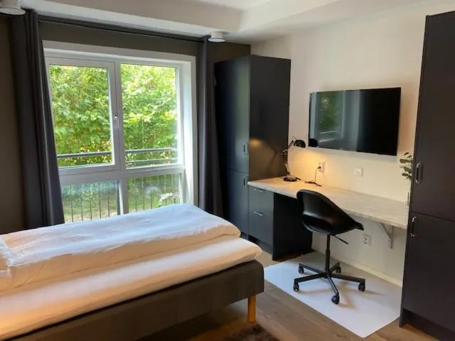 Bed in Magnolia House Norrviken