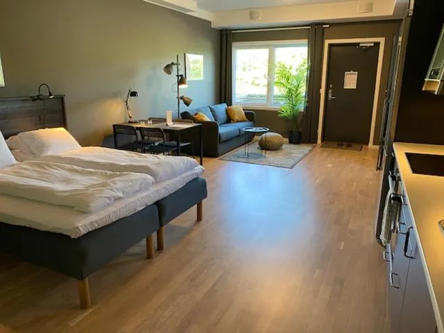 Bed in Magnolia House Norrviken