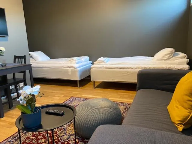 Bed in Magnolia House Norrviken