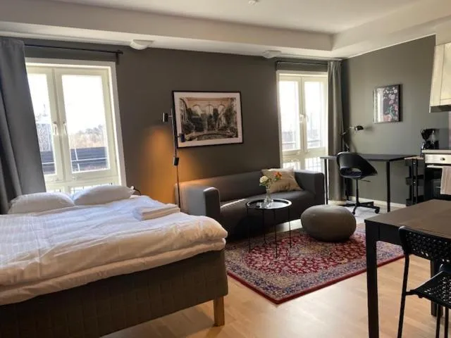 Bed in Magnolia House Norrviken