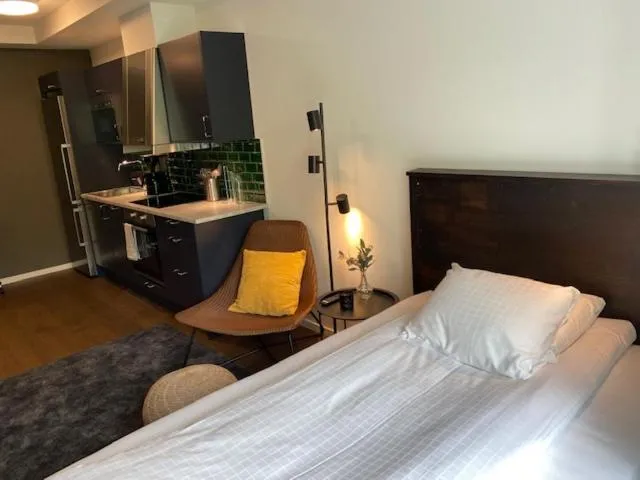 Bed in Magnolia House Norrviken