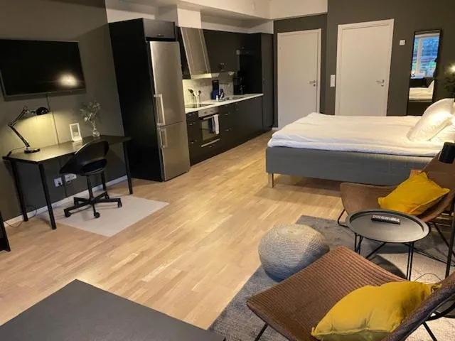 Bed in Magnolia House Norrviken