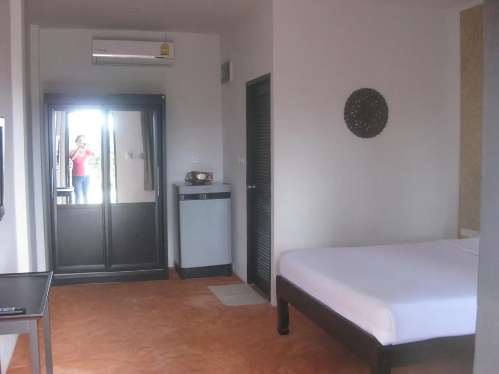 Bed in Bamboo Resort